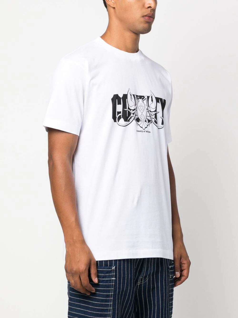 LANGOSTA REGULAR T-SHIRT WHITE BLACK