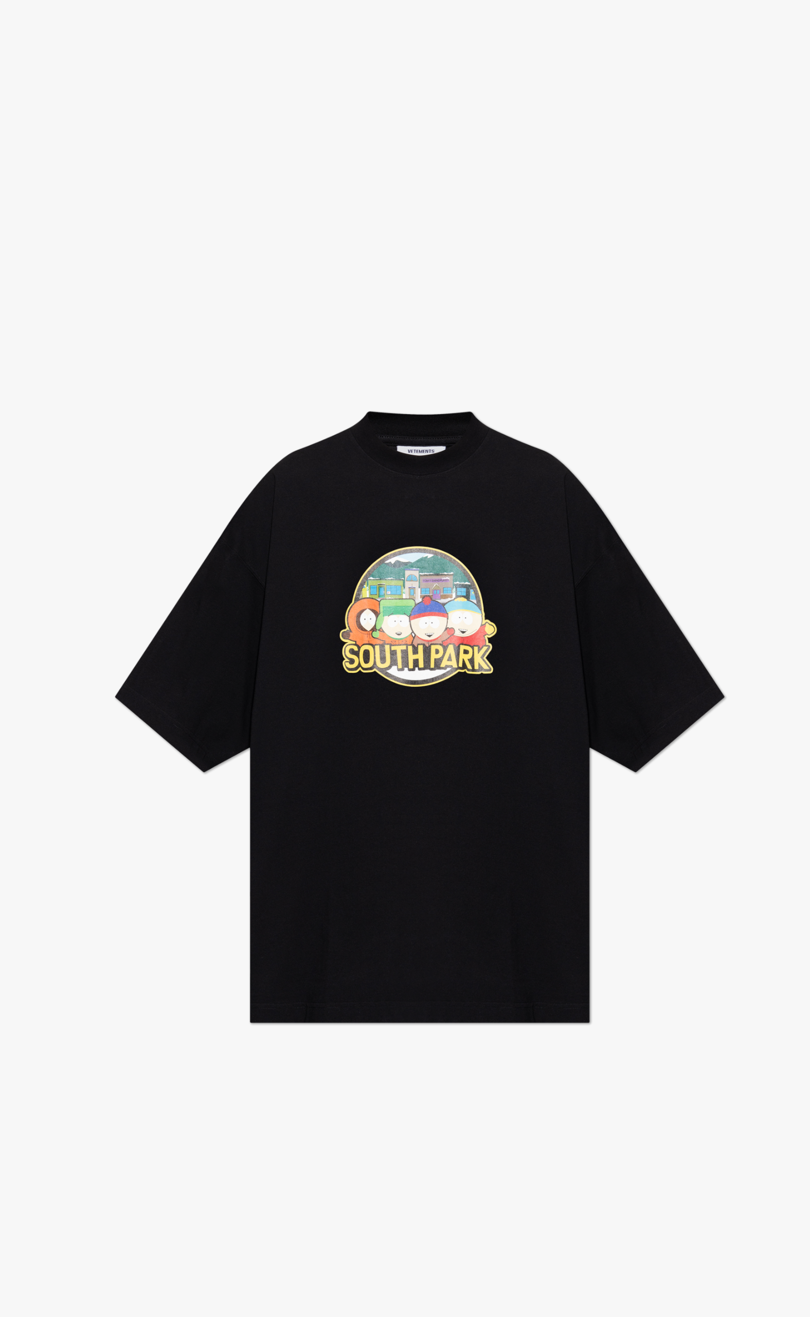 SOUTHPARK OVERSIZED BLACK T-SHIRT