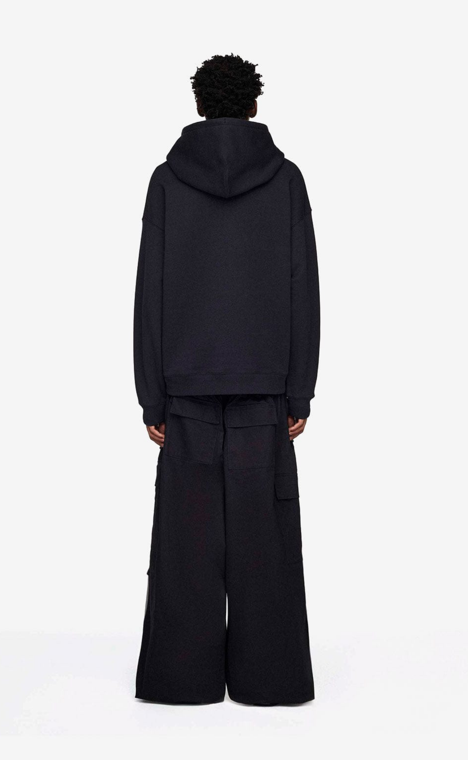 Y-3 NBHD GRAPHIC BLACK HOODIE