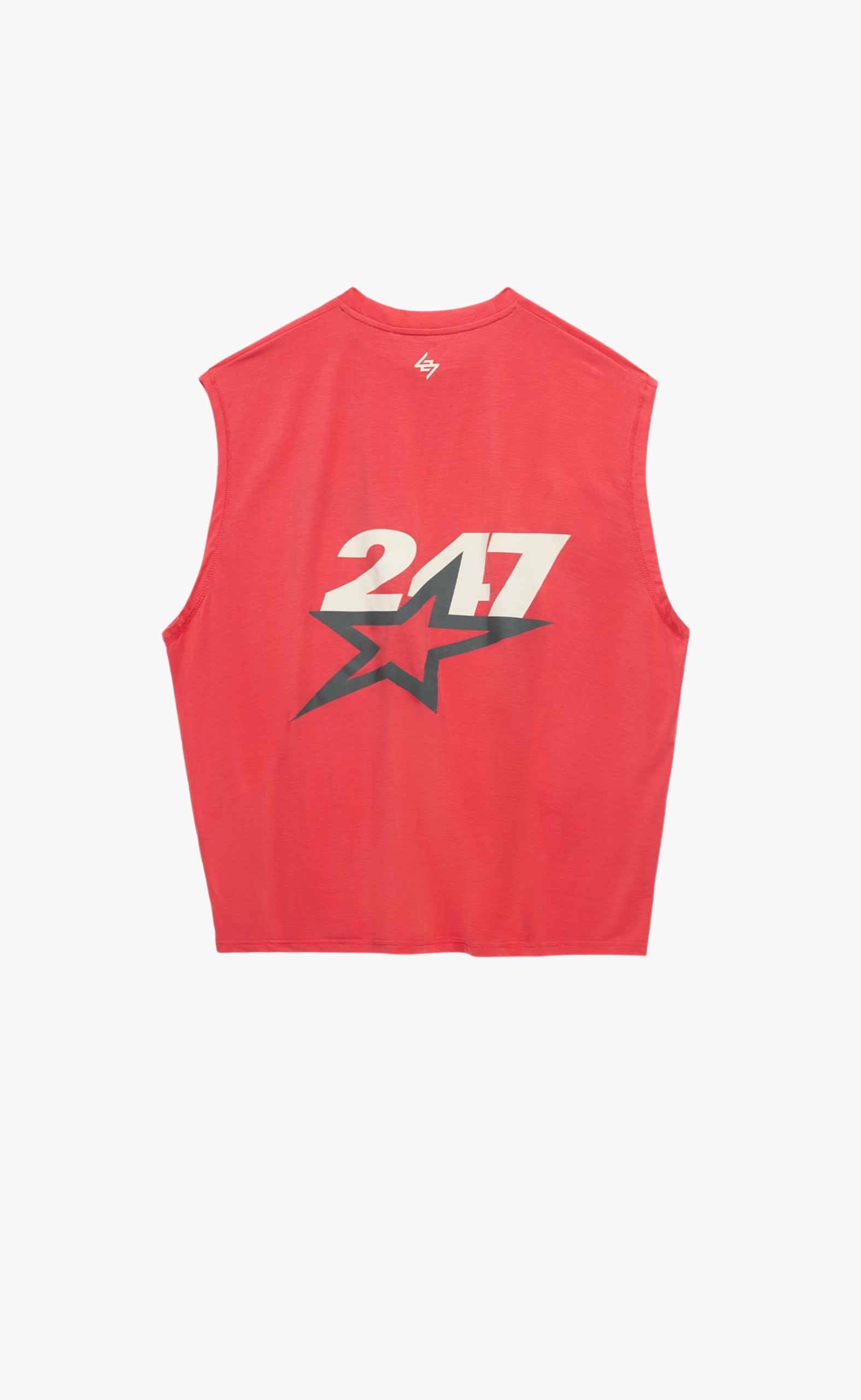 TEAM 247 STAR OS RACING RED TANK TOP