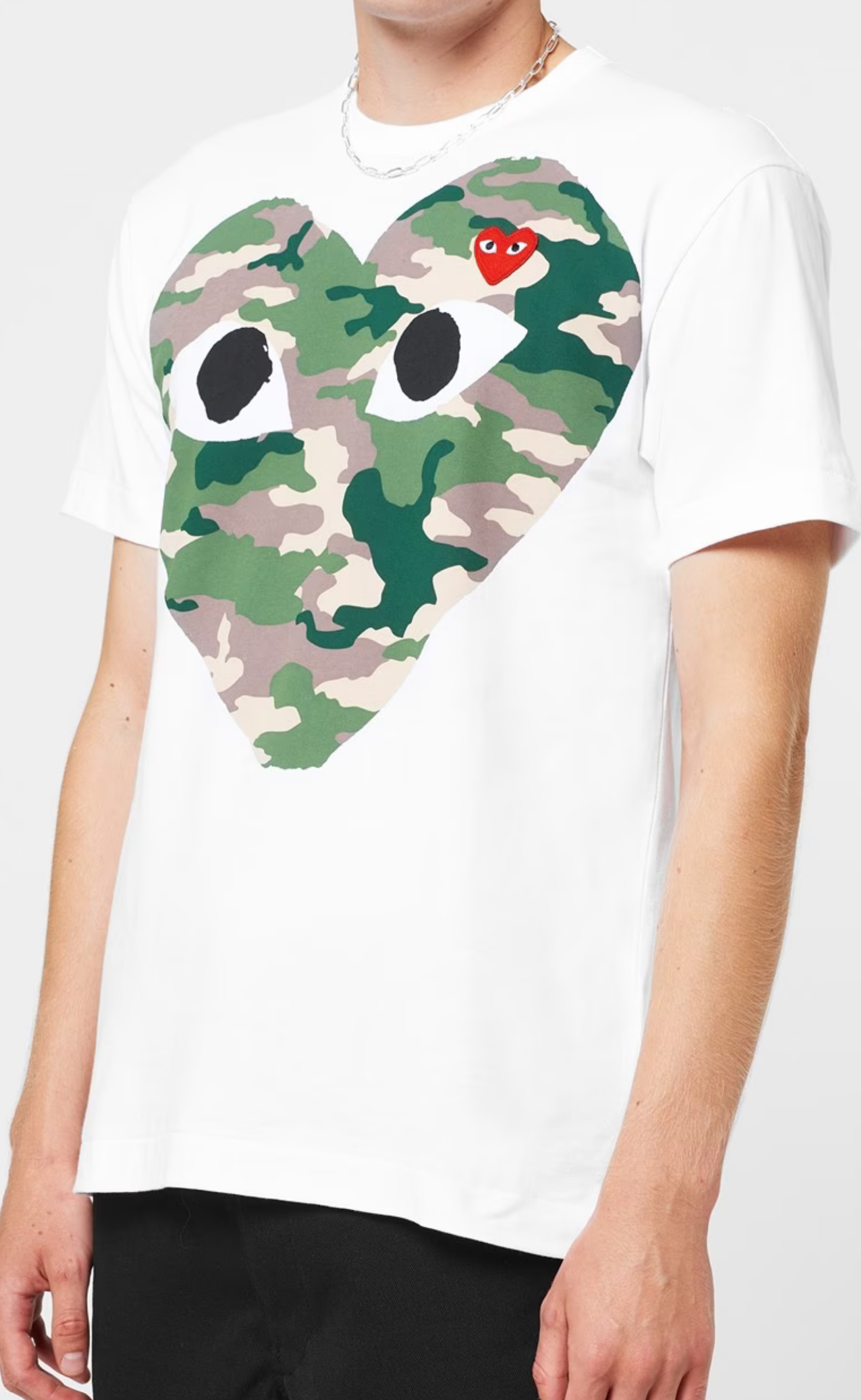 WHITE PLAY CAMOUFLAGE T-SHIRT