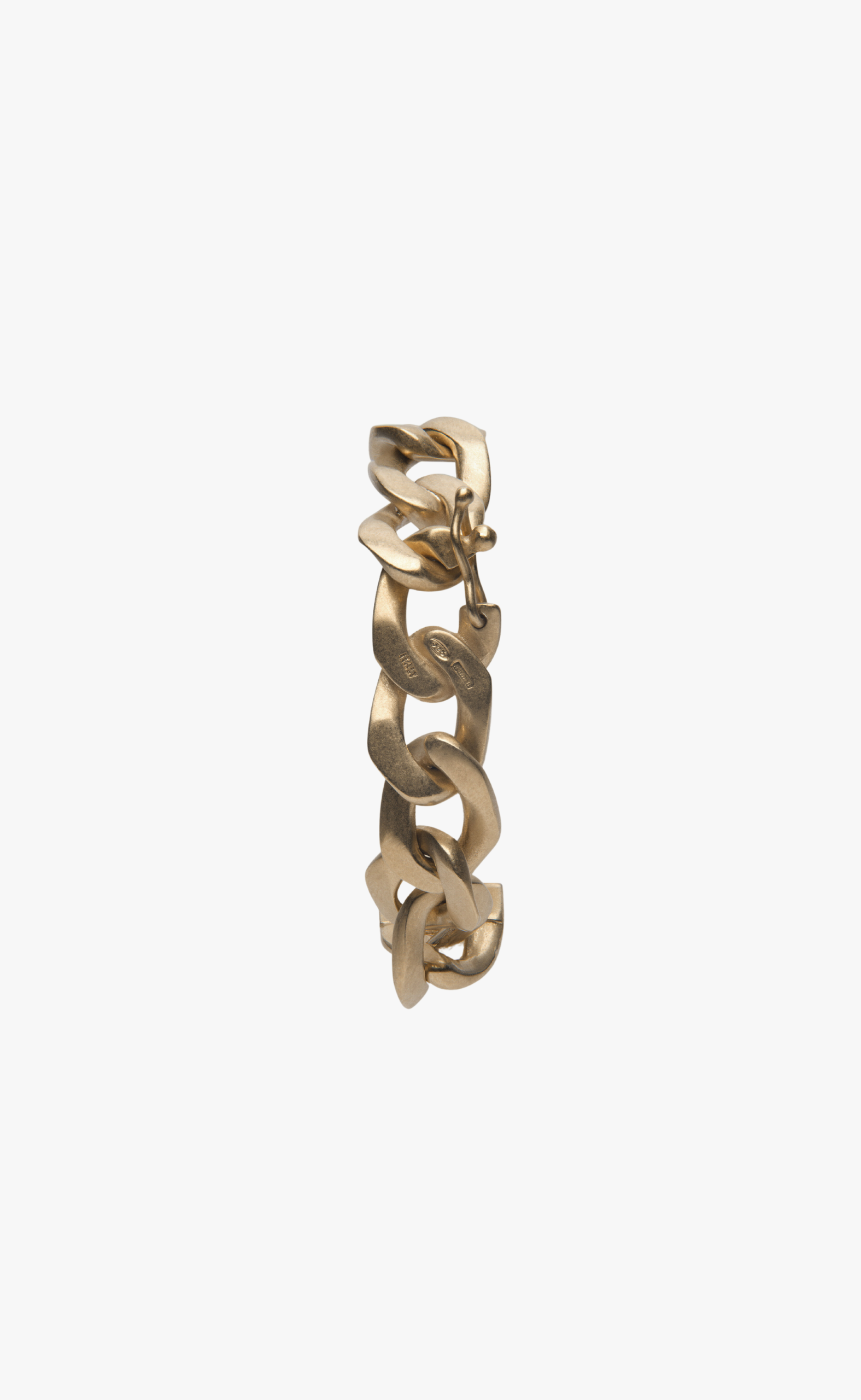 GOURMETTE REFERENCE YELLOW GOLD BRACELET