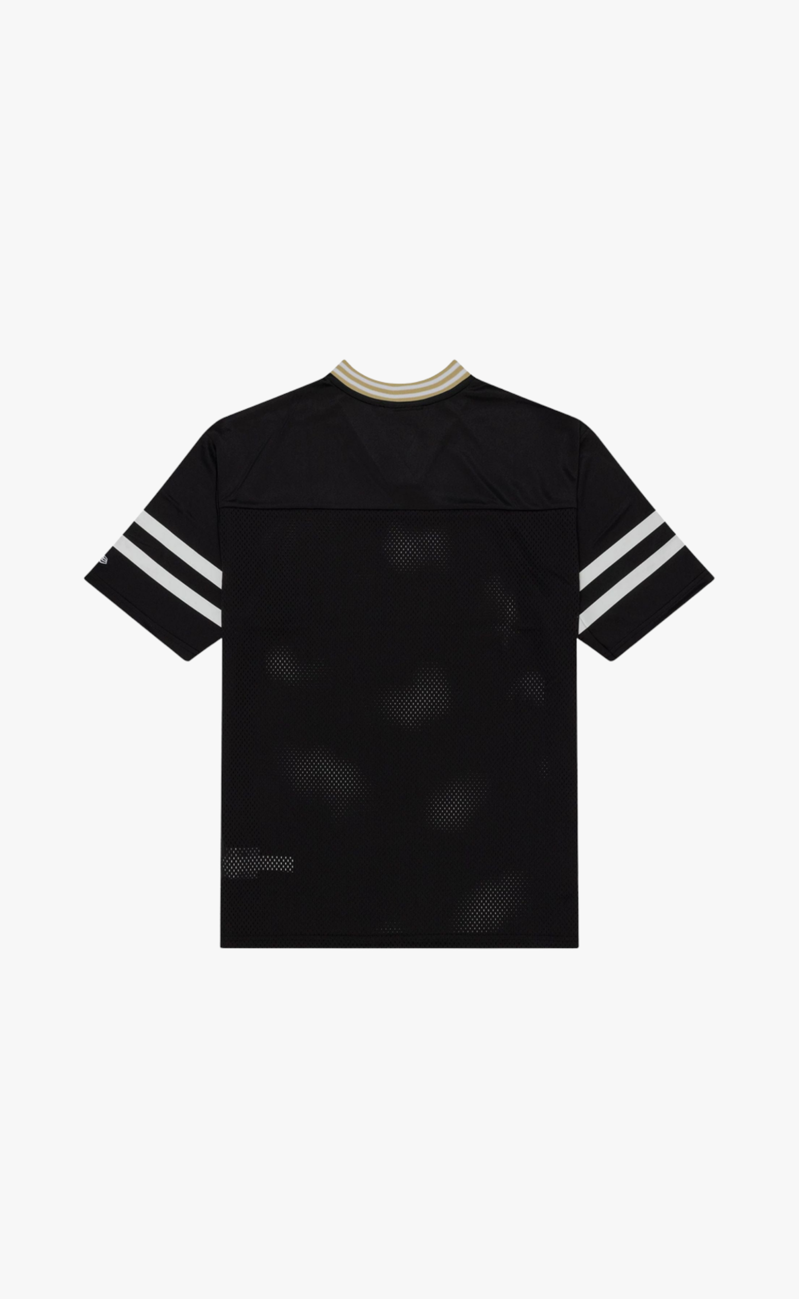 NEW ORLEANS SAINTS NFL MESH BLACK T-SHIRT