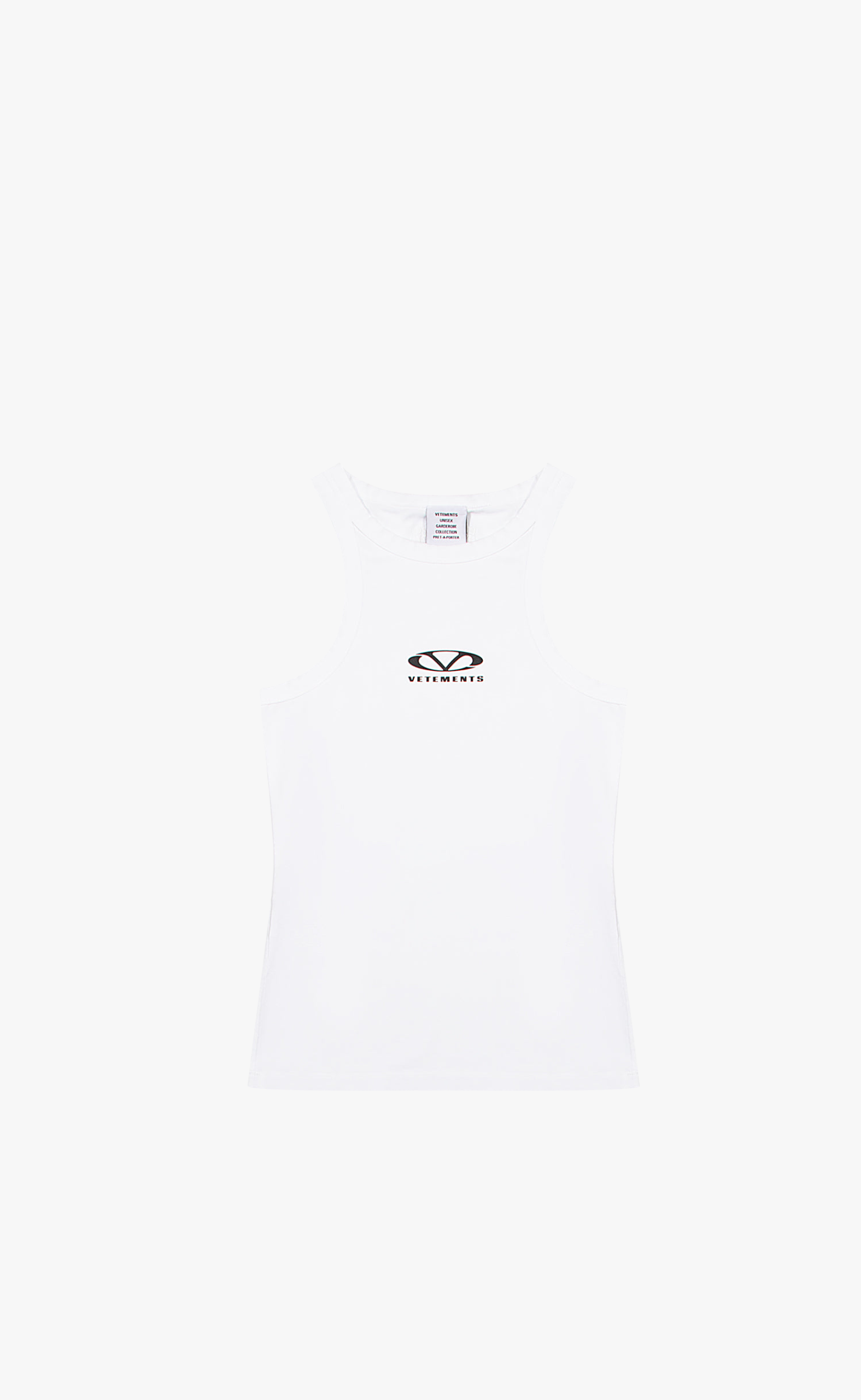 OVAL LOGO WHITE TANKTOP