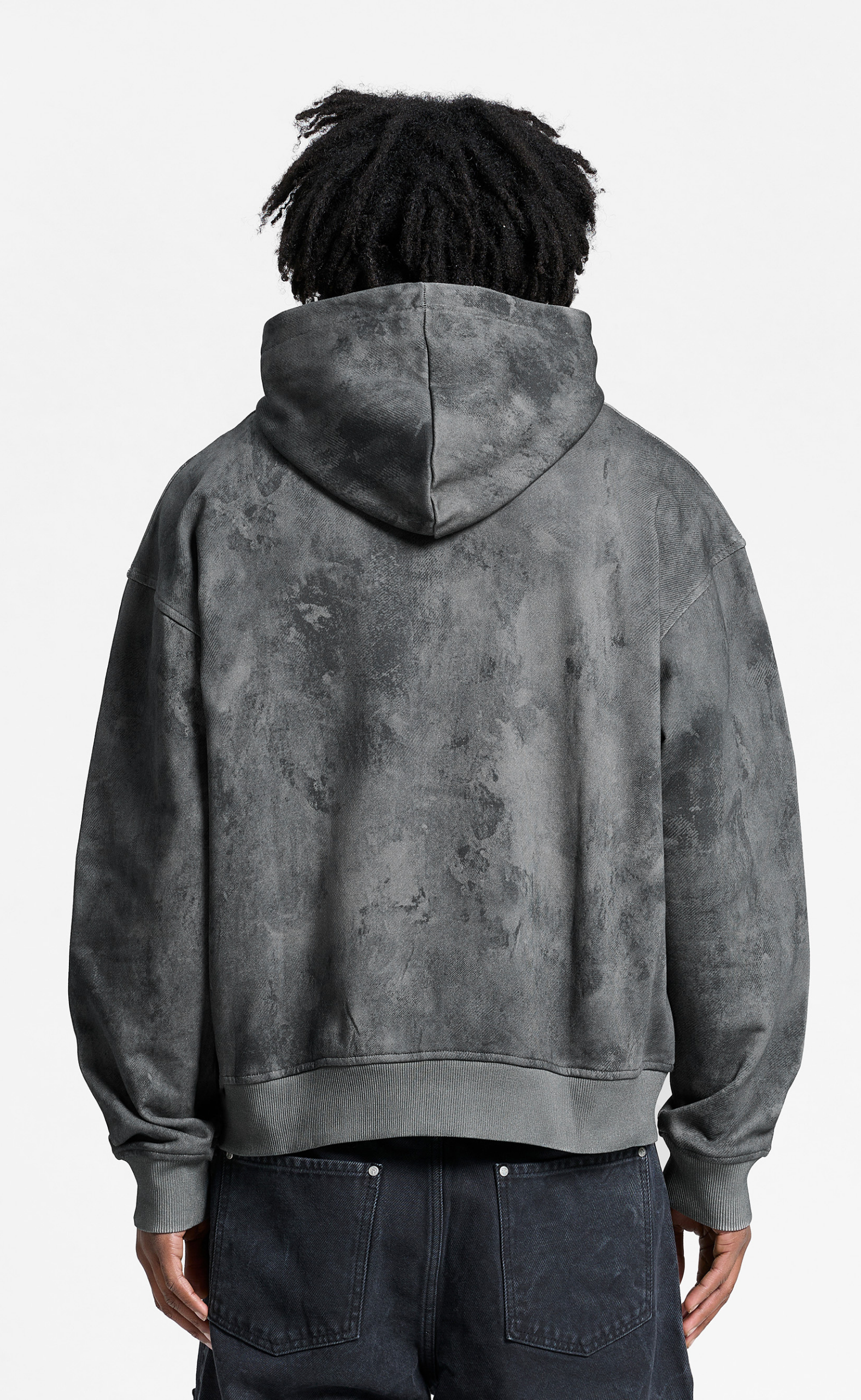 DELIRIA ZIP BLACK HOODIE