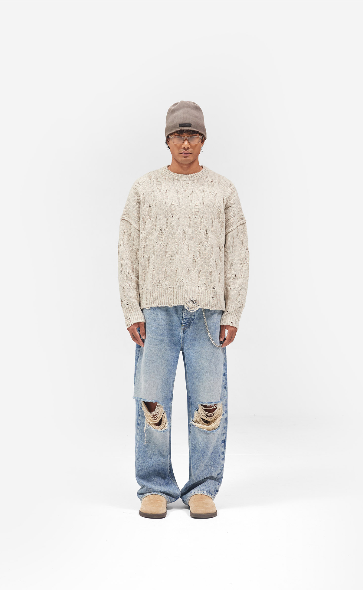 R3 BAGGY MOSS BLUE JEANS