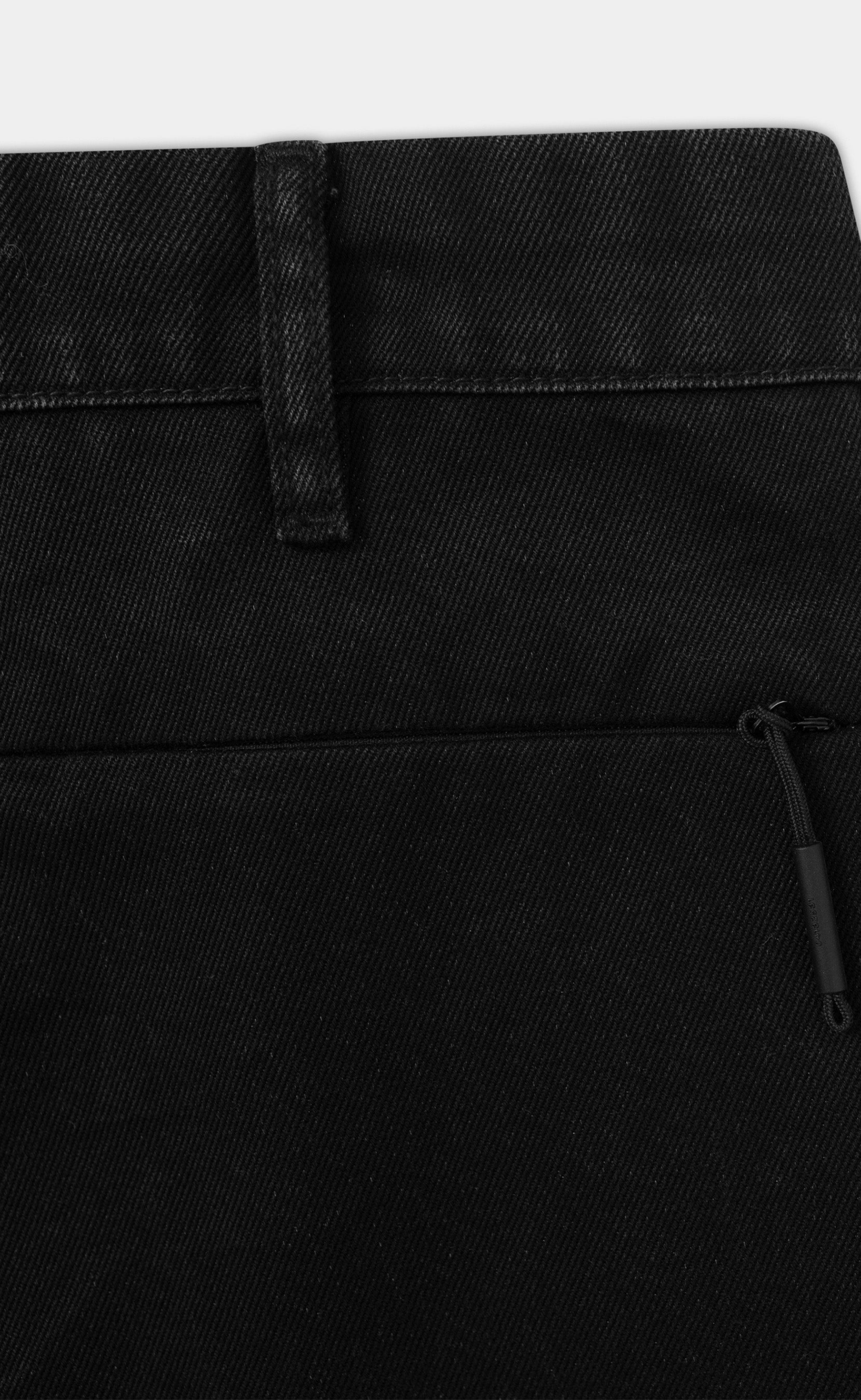 GALLOP DENIM BLACK TROUSERS