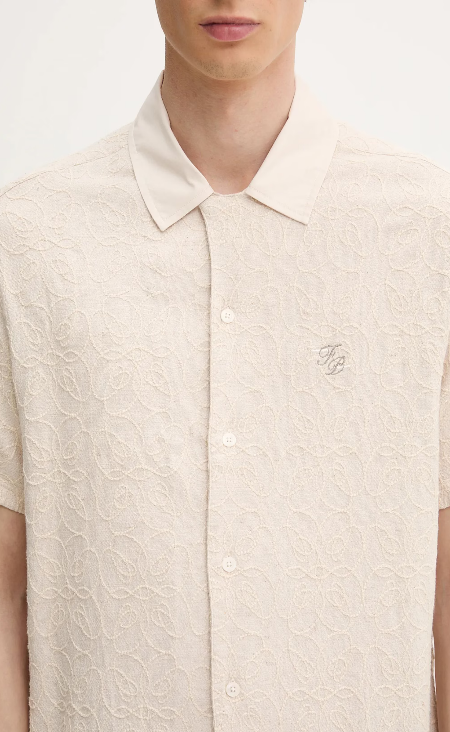 RESORT SHIRT PETAL ECRU