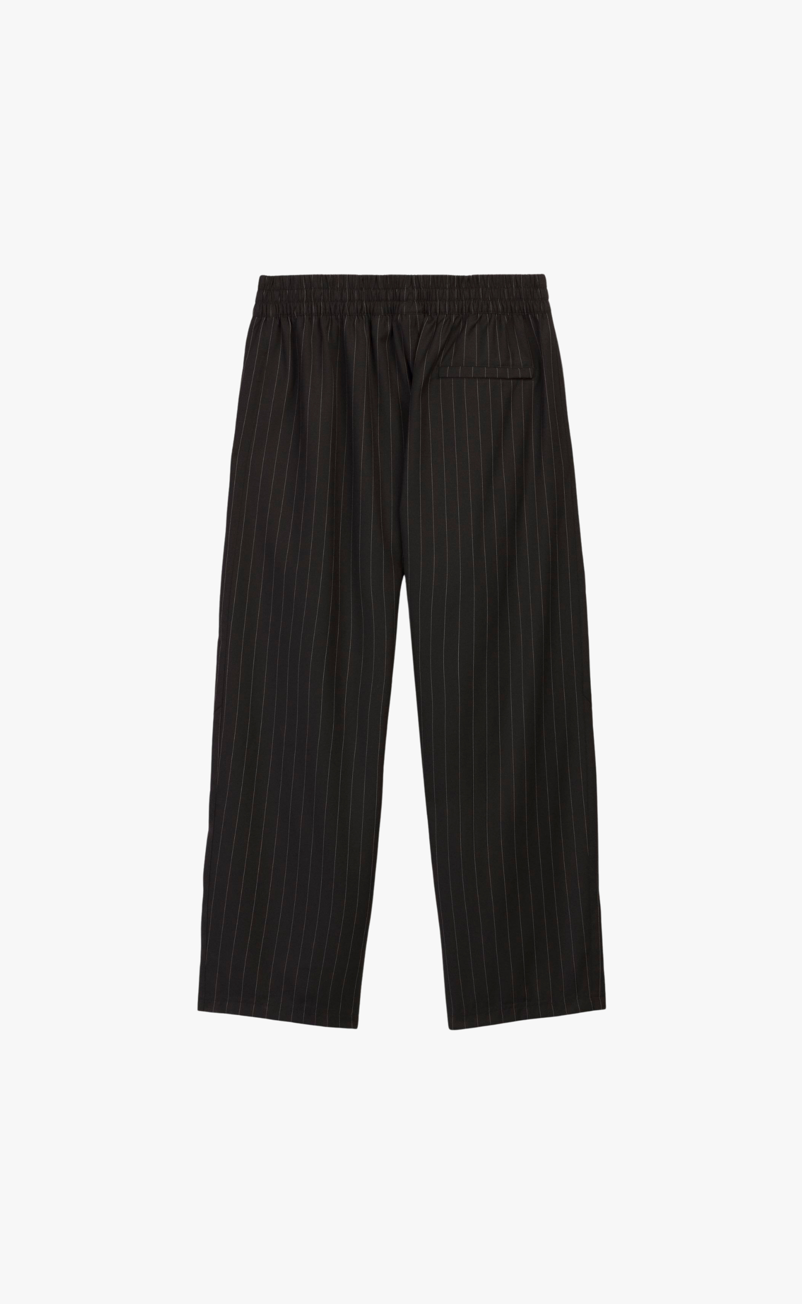 WC PINSTRIPE BLACK TRACK PANTS