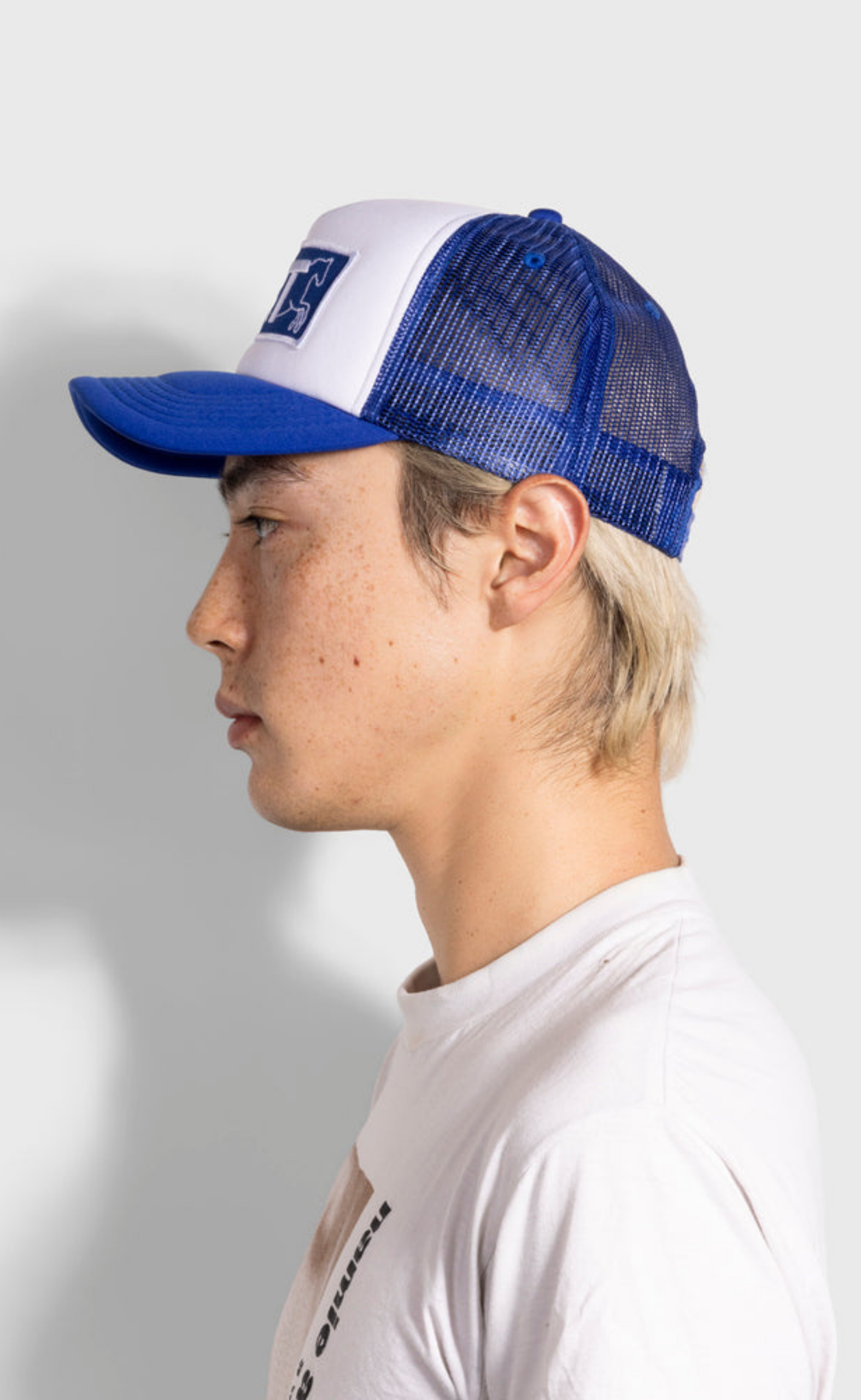 TRANQUIL TRUCKER BLUE HAT