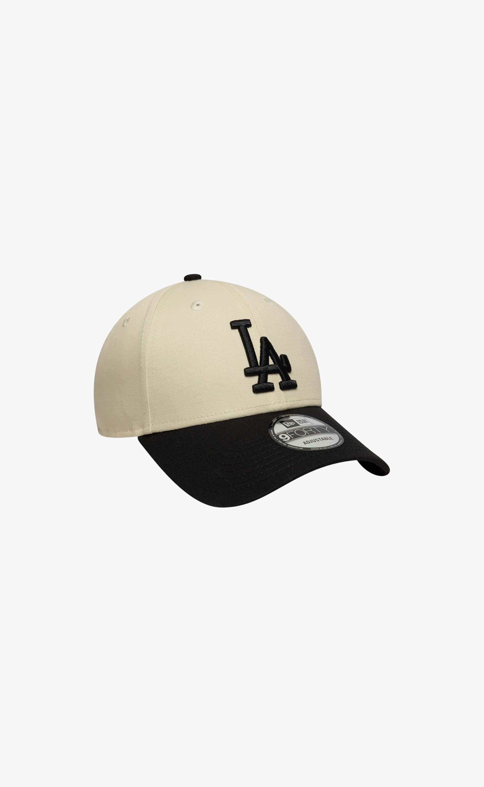 LOS ANGELES DODGERS COLOURBLOCK 9FORTY CREAM BLACK HAT