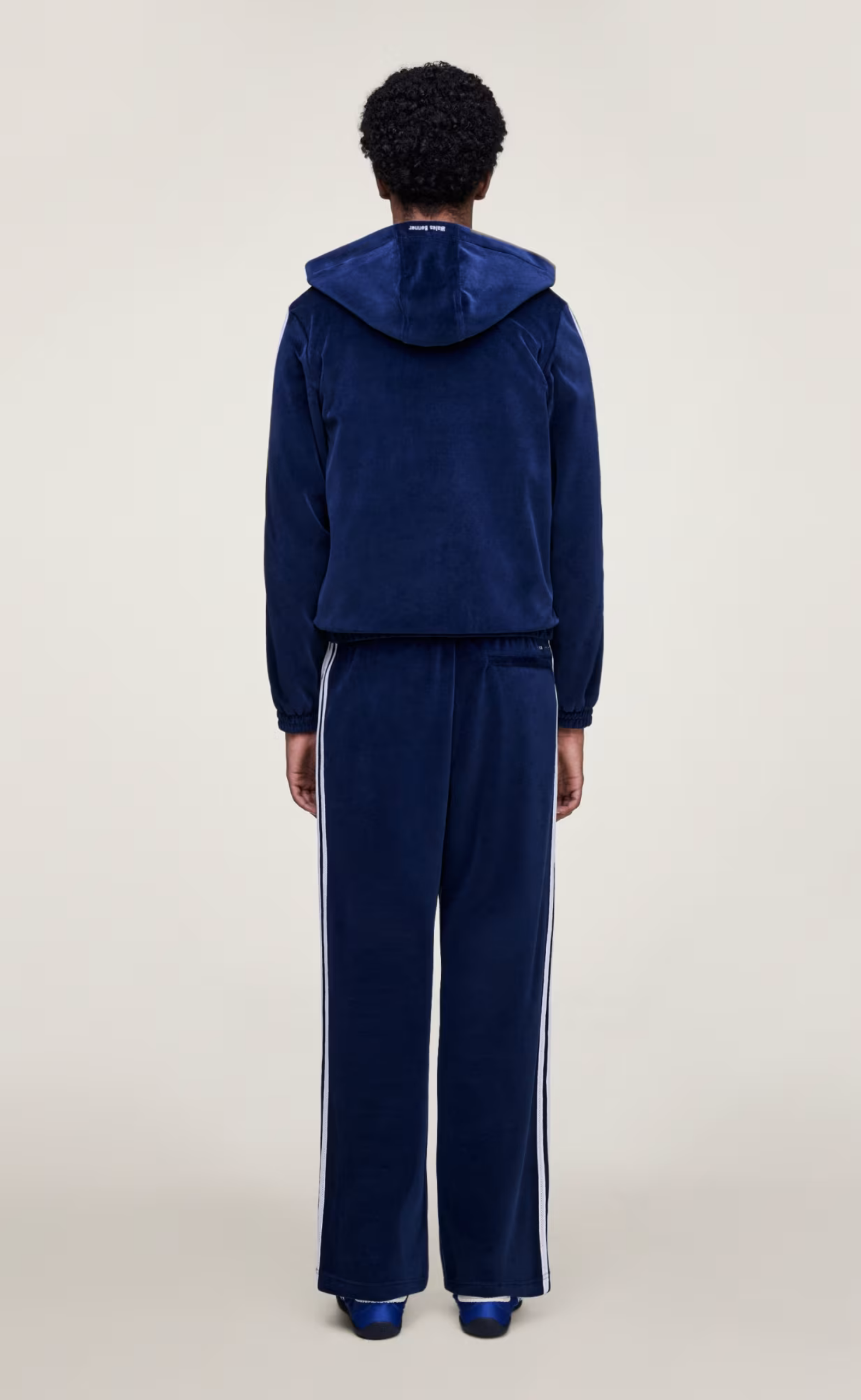 WB VELOUR COLLEGIATE NAVY JACKET