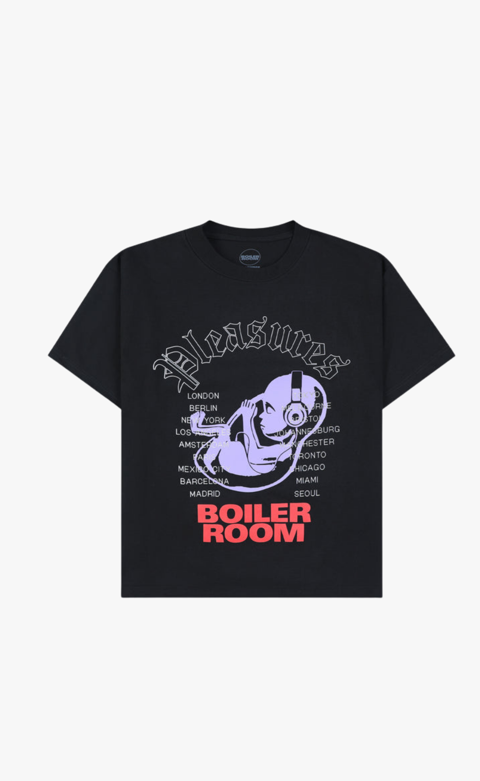 HEADPHONE BLACK T-SHIRT