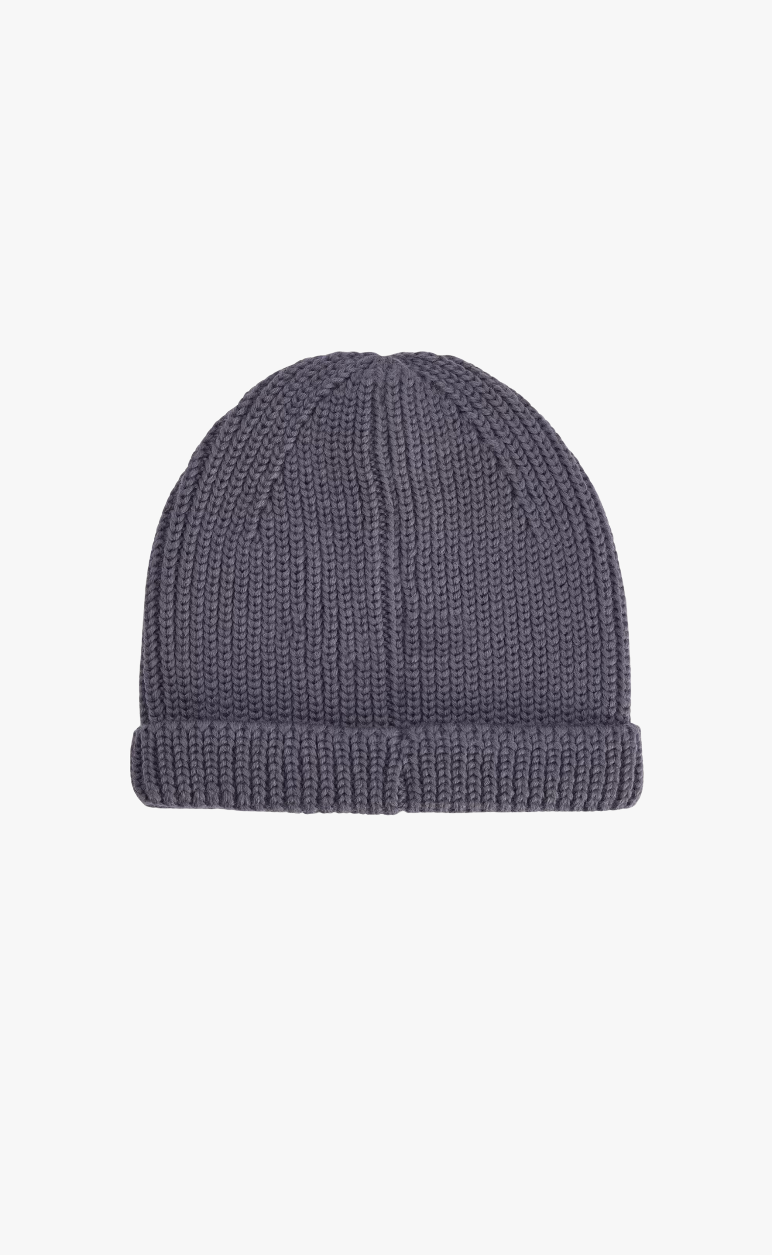 Y-3 CHUNKY KNIT GREY BEANIE