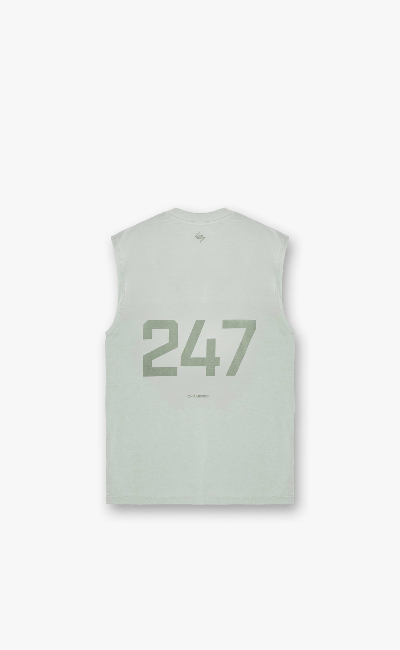 247 OVERSIZED TANK SAGE T-SHIRT