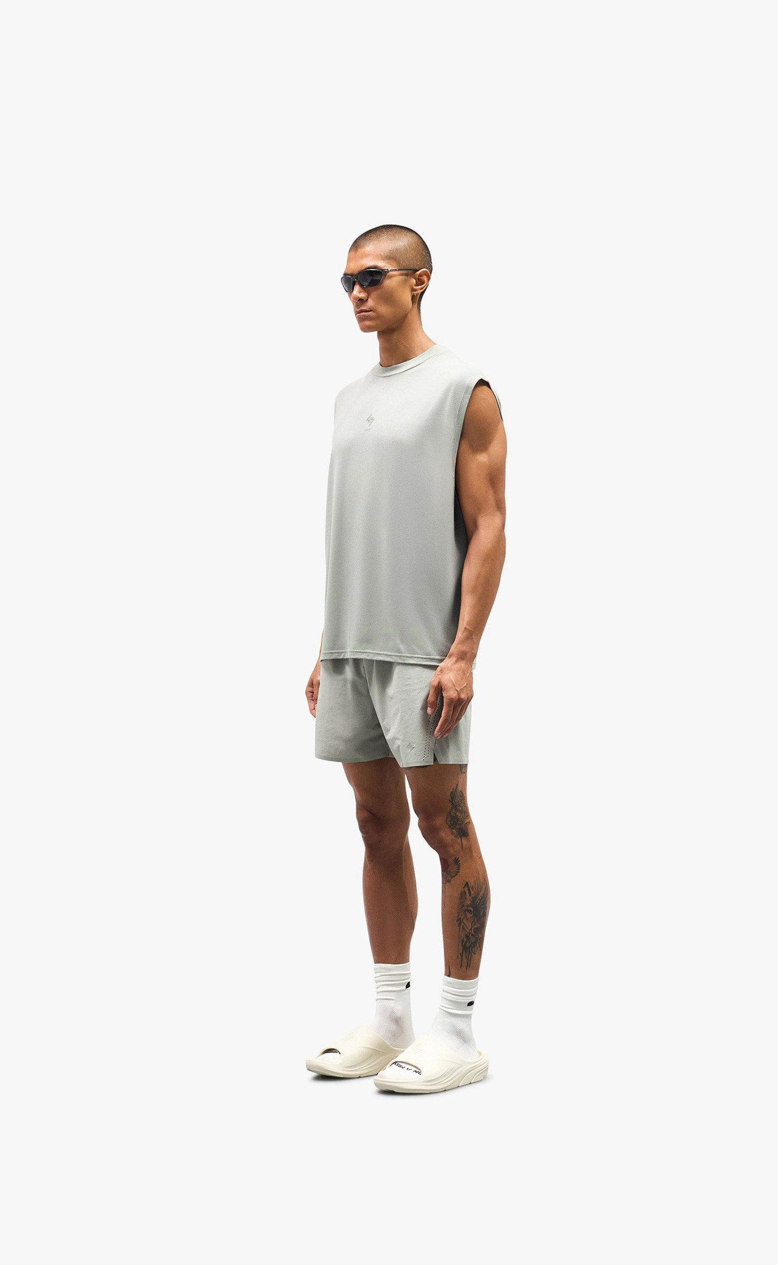 247 OVERSIZED TANK SAGE T-SHIRT