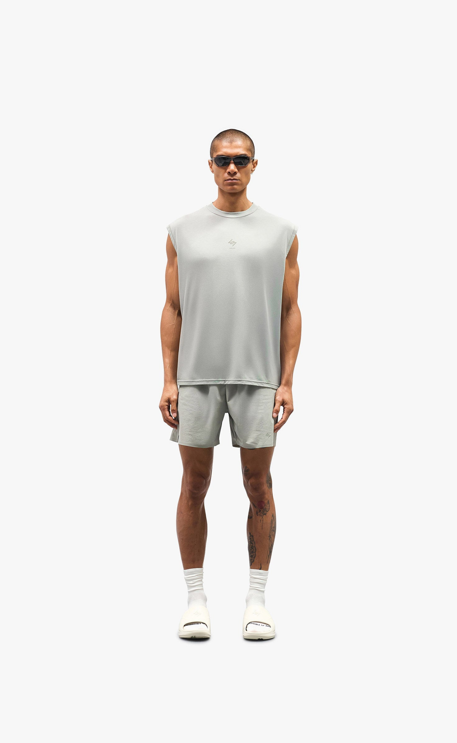 247 OVERSIZED TANK SAGE T-SHIRT