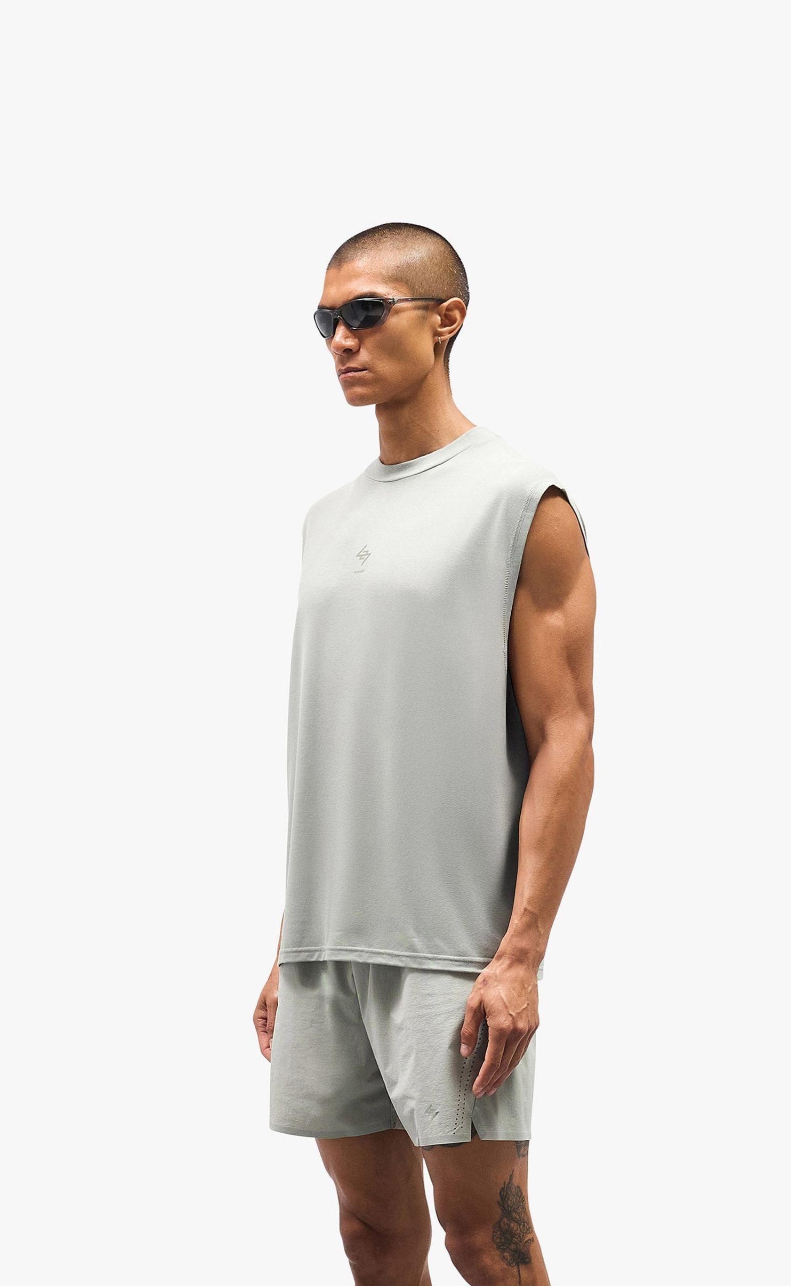 247 OVERSIZED TANK SAGE T-SHIRT