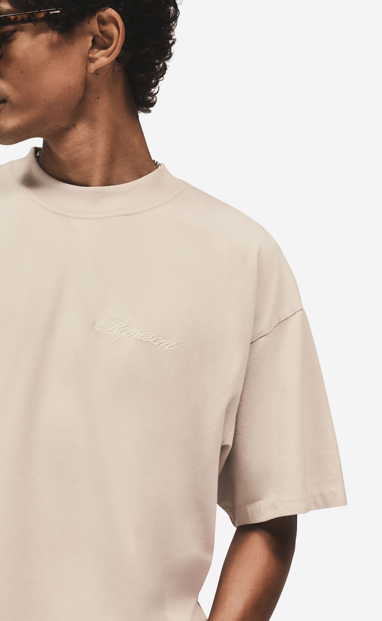 SCRIPT LOGO CONCRETE T-SHIRT
