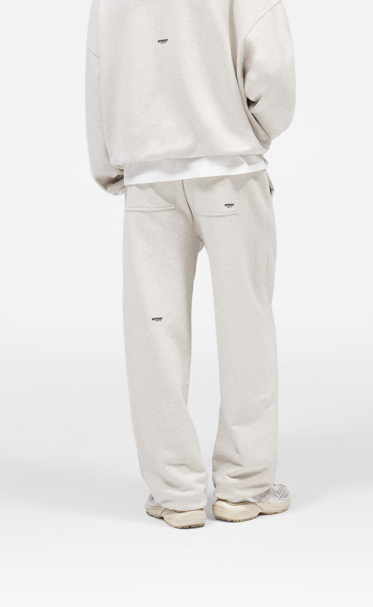 MICRO OWNERS CLUB CREAM MARL SWEATPANTS