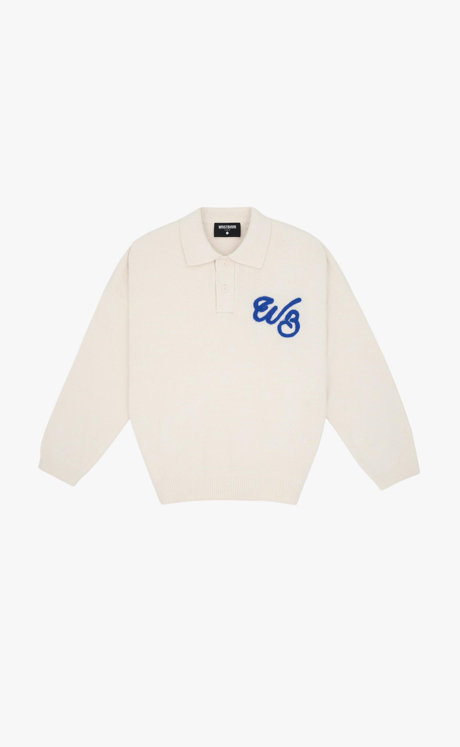 LEV V2 POLO GARDENIA SWEATER