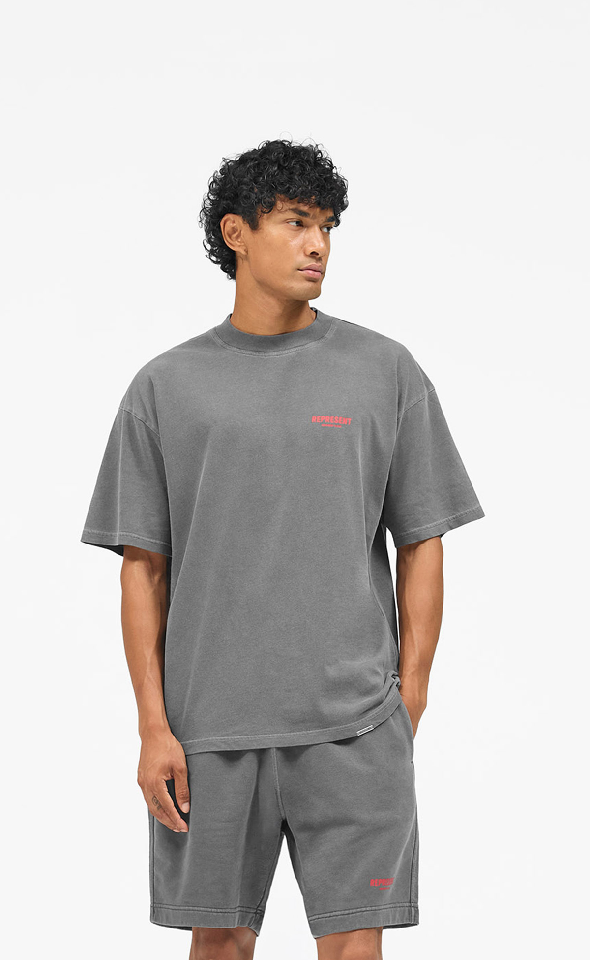 REPRESENT OWNERS CLUB WASHED BLACK T-SHIRT