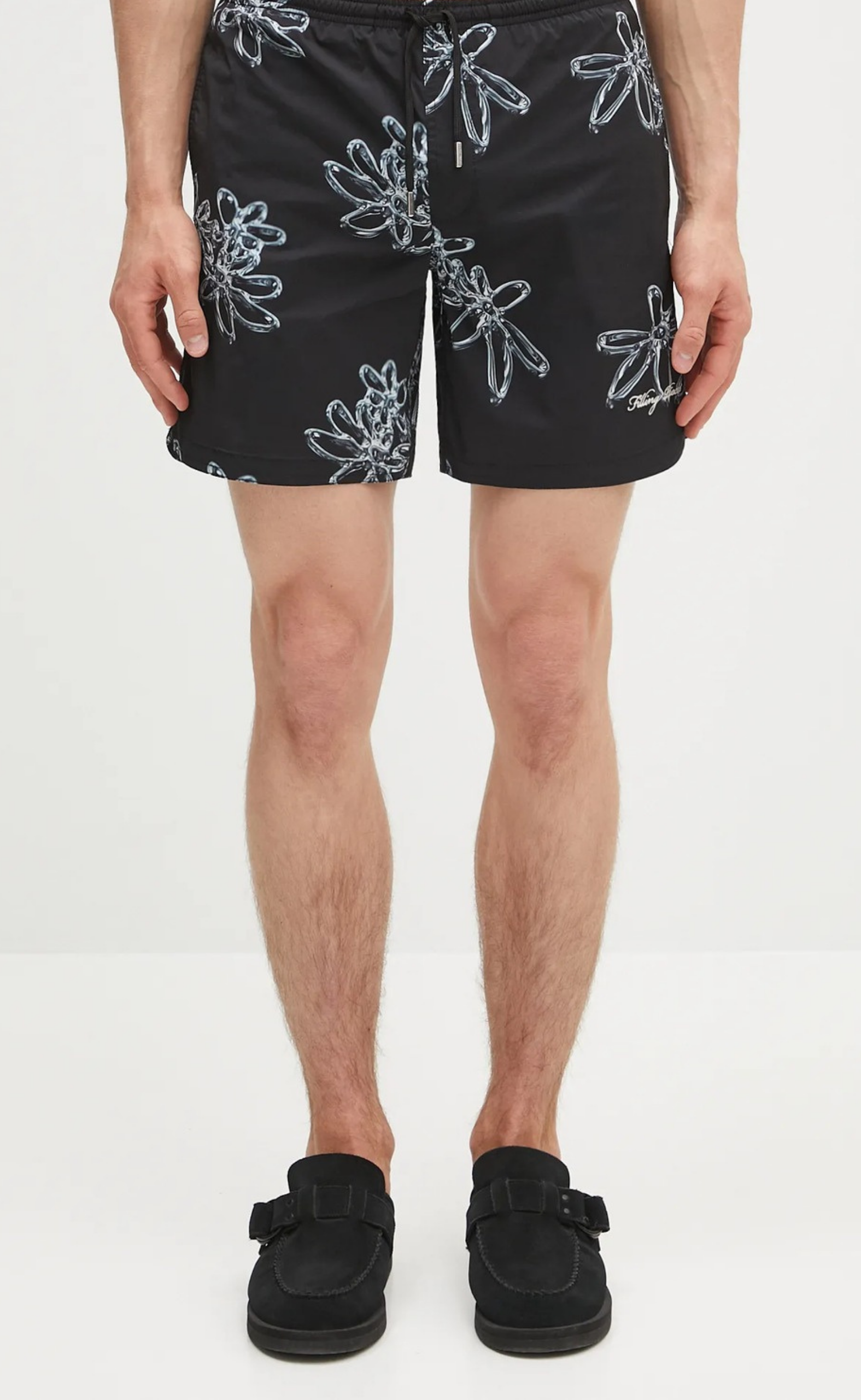 SWIMSHORTS CHROME BLACK