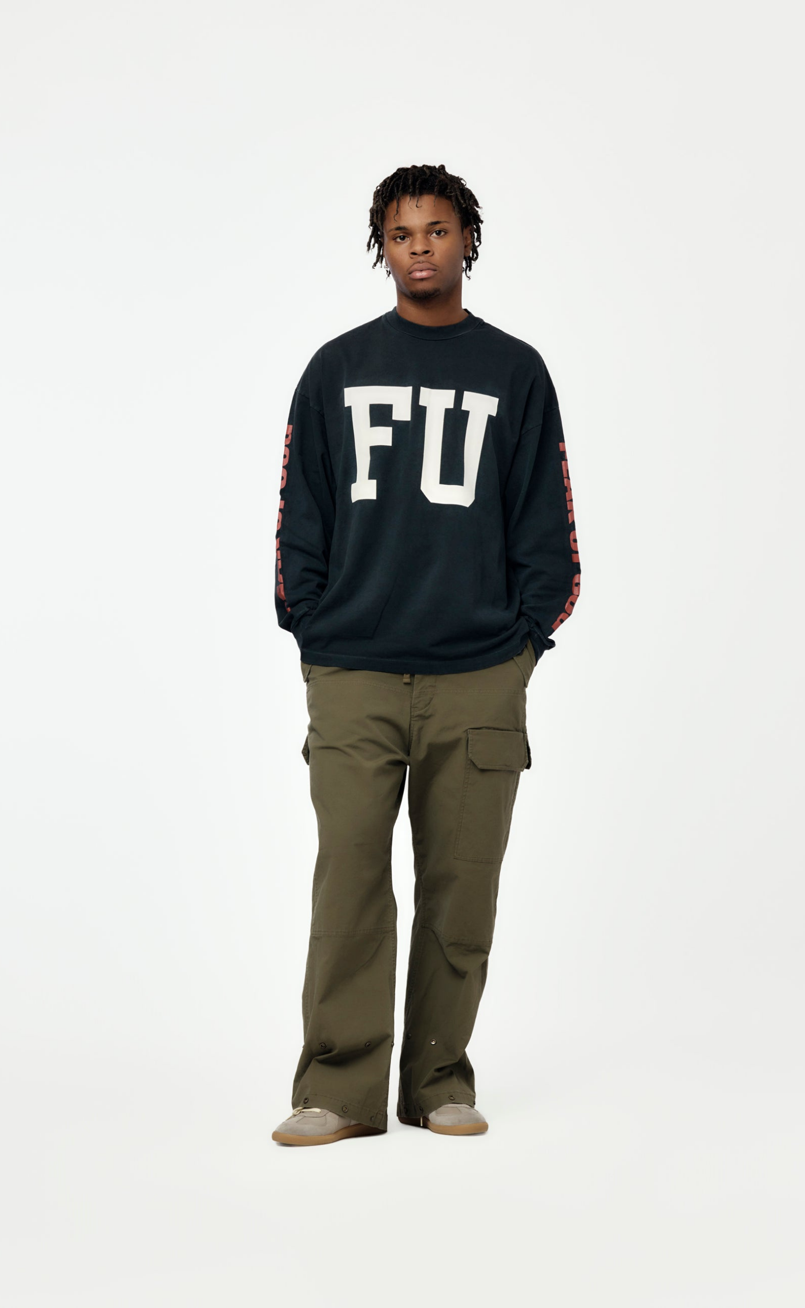 REAXED FREEDOM BLACK LONGSLEEVE