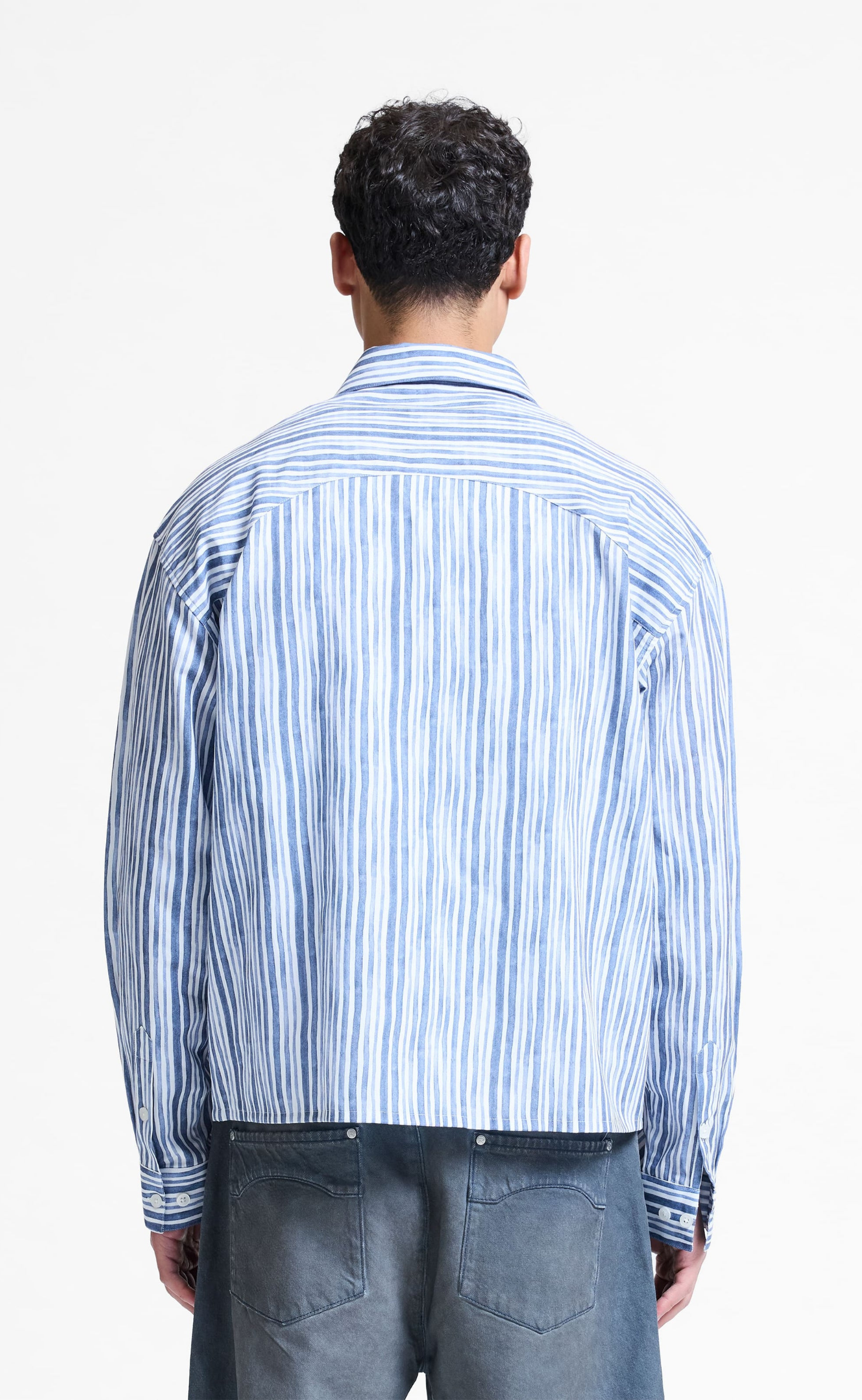 WATERCOLOR BLUE SHIRT