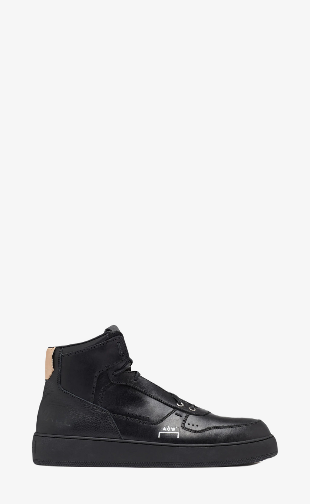 【関税込み】Luol Hi Top Sneakers - A Cold Wall - Leather - W A-COLD-WALL* Luol high-top Leather Sneakers | White | FARFETCH