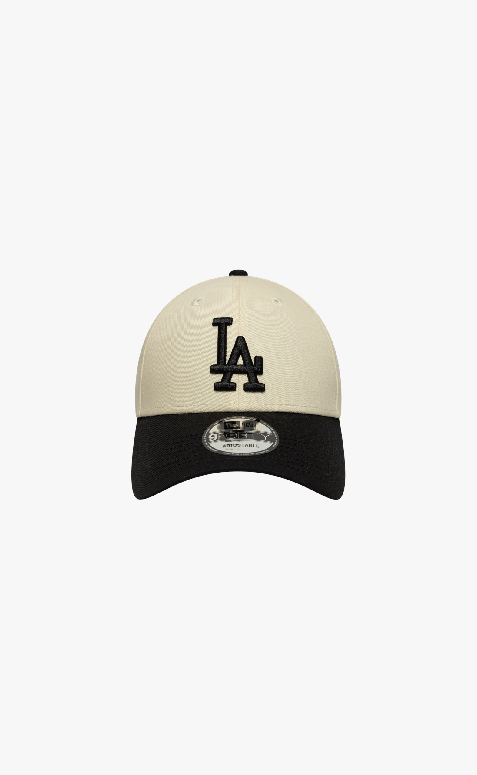 LOS ANGELES DODGERS COLOURBLOCK 9FORTY CREAM BLACK HAT