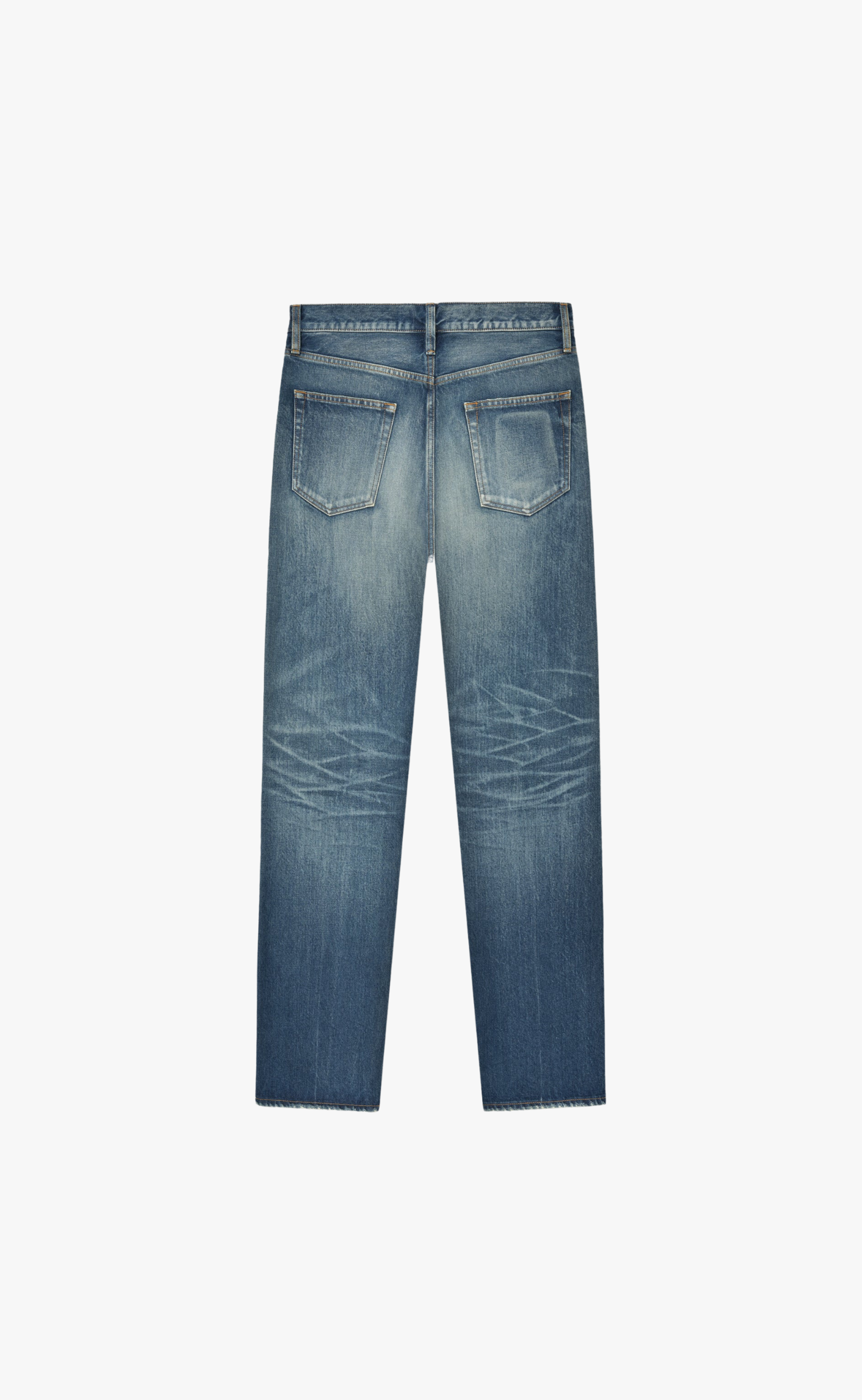 CLASSIC 5 POCKET RMID INDIGO JEANS