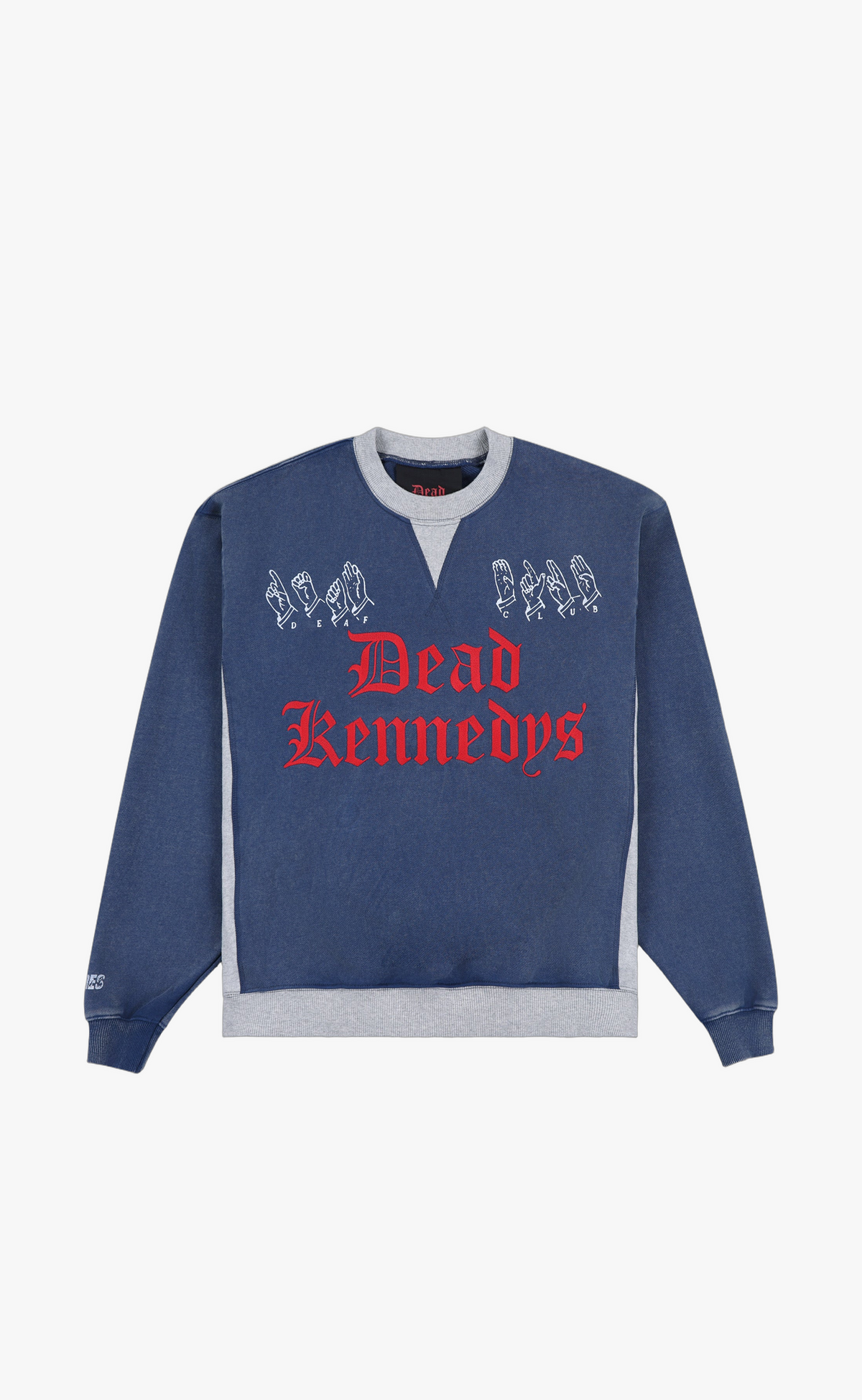 DEAF CLUB NAVY CREWNECK