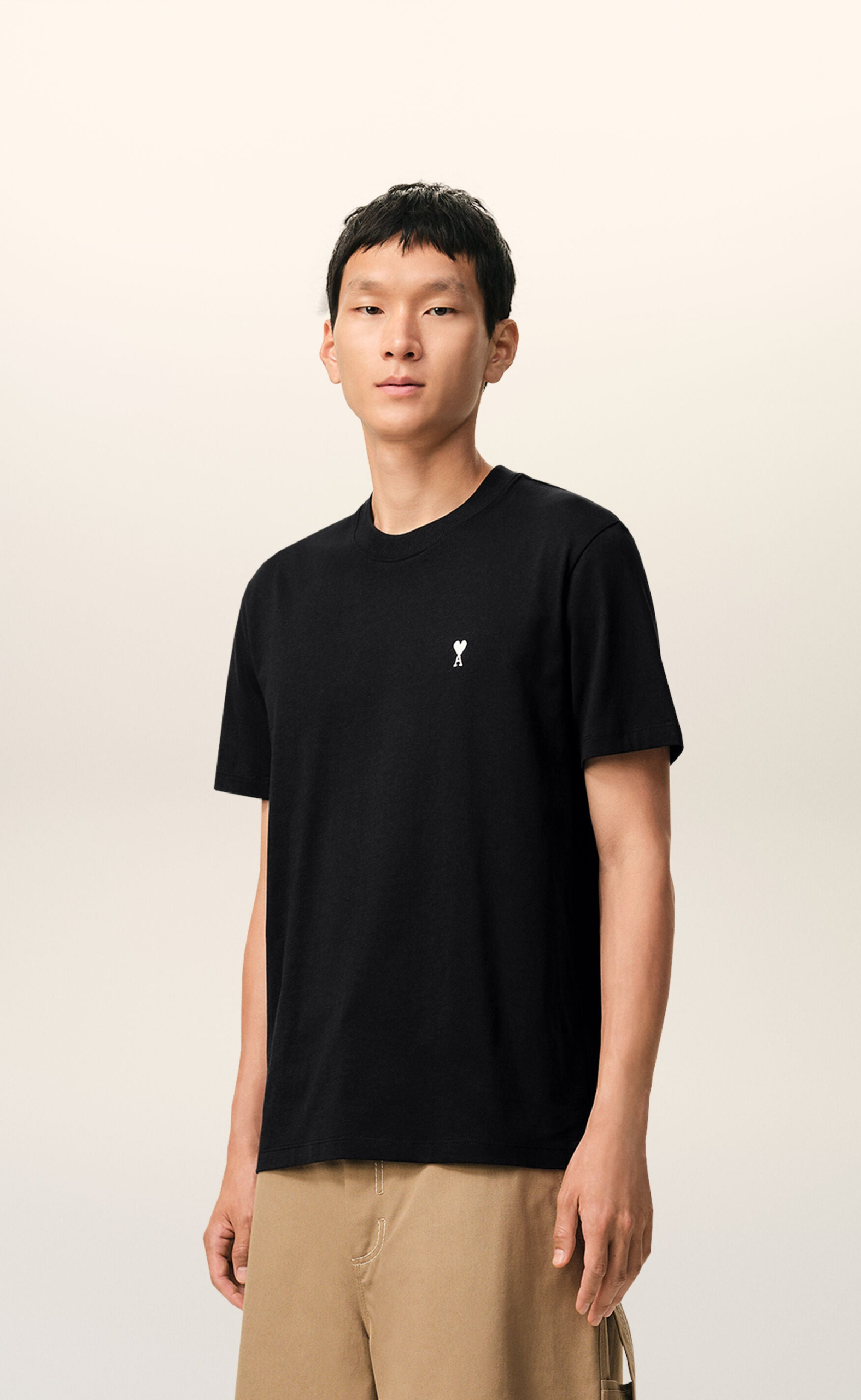 JERSEY CONTRASTED ADC BLACK T-SHIRT
