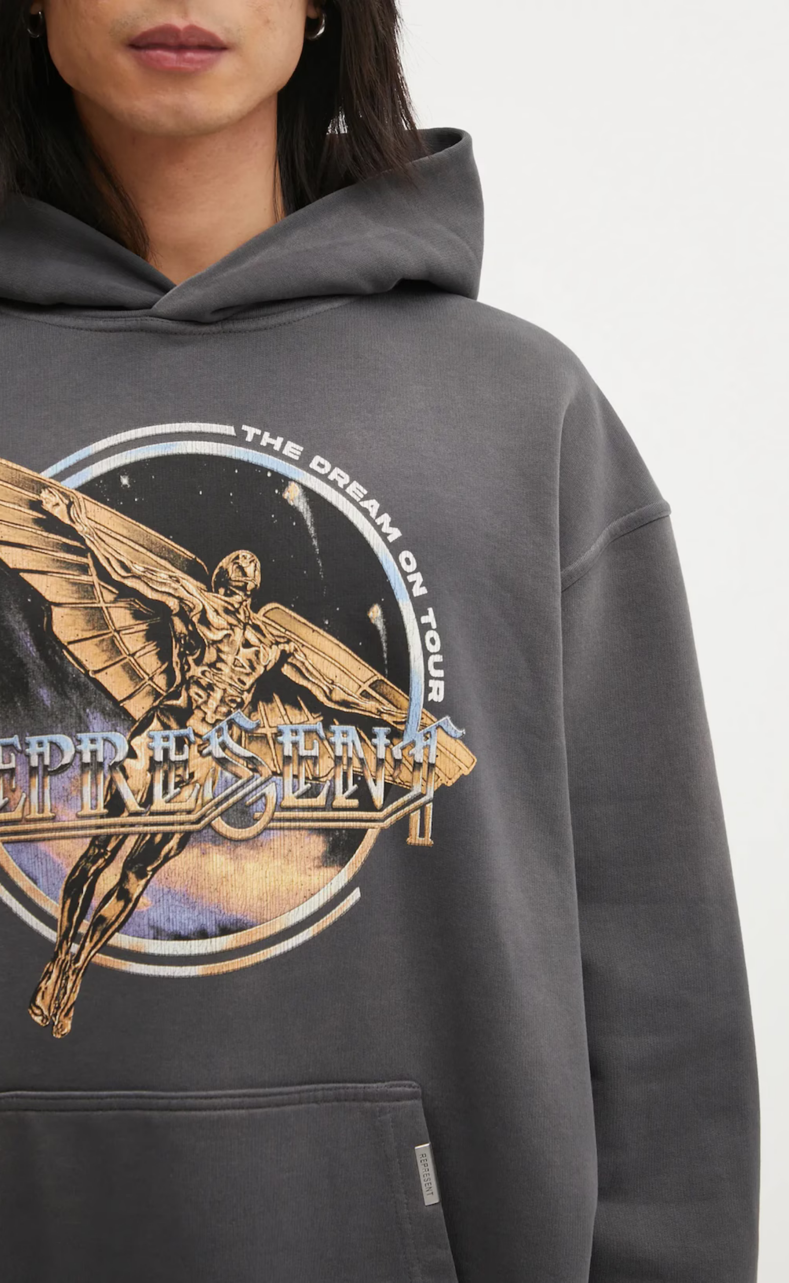 GOLDEN TOUR SUN FADE GREY HOODIE