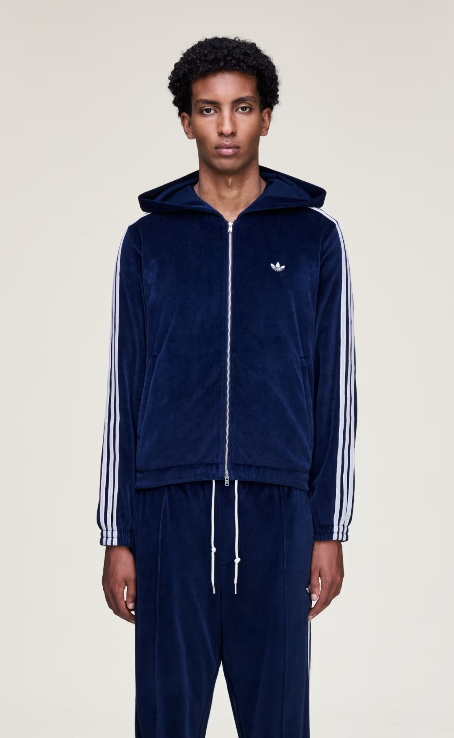 WB VELOUR COLLEGIATE NAVY JACKET