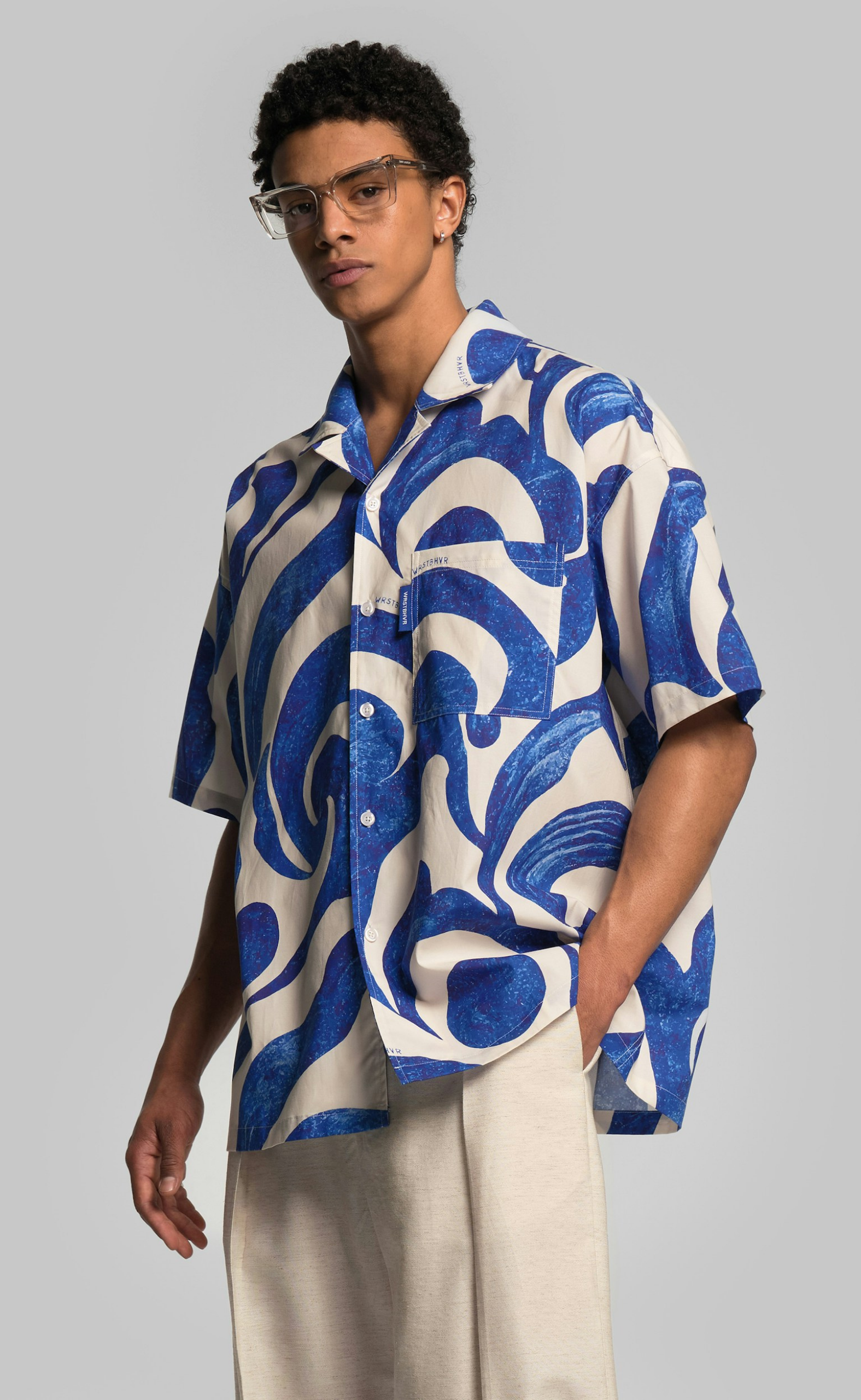 DOWEY RESORT BLUE POTTERY SHIRT