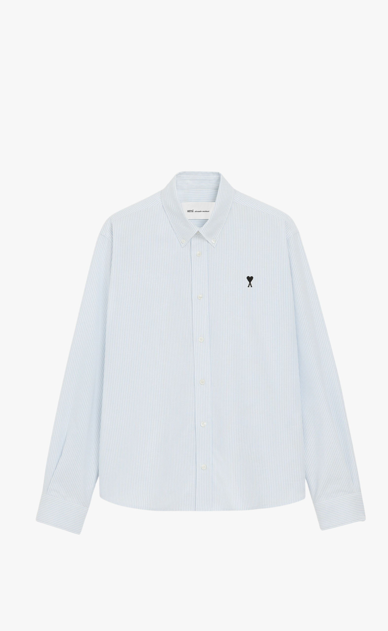 AMI DE COEUR OXFORD STRIPED LIGHT BLUE SHIRT