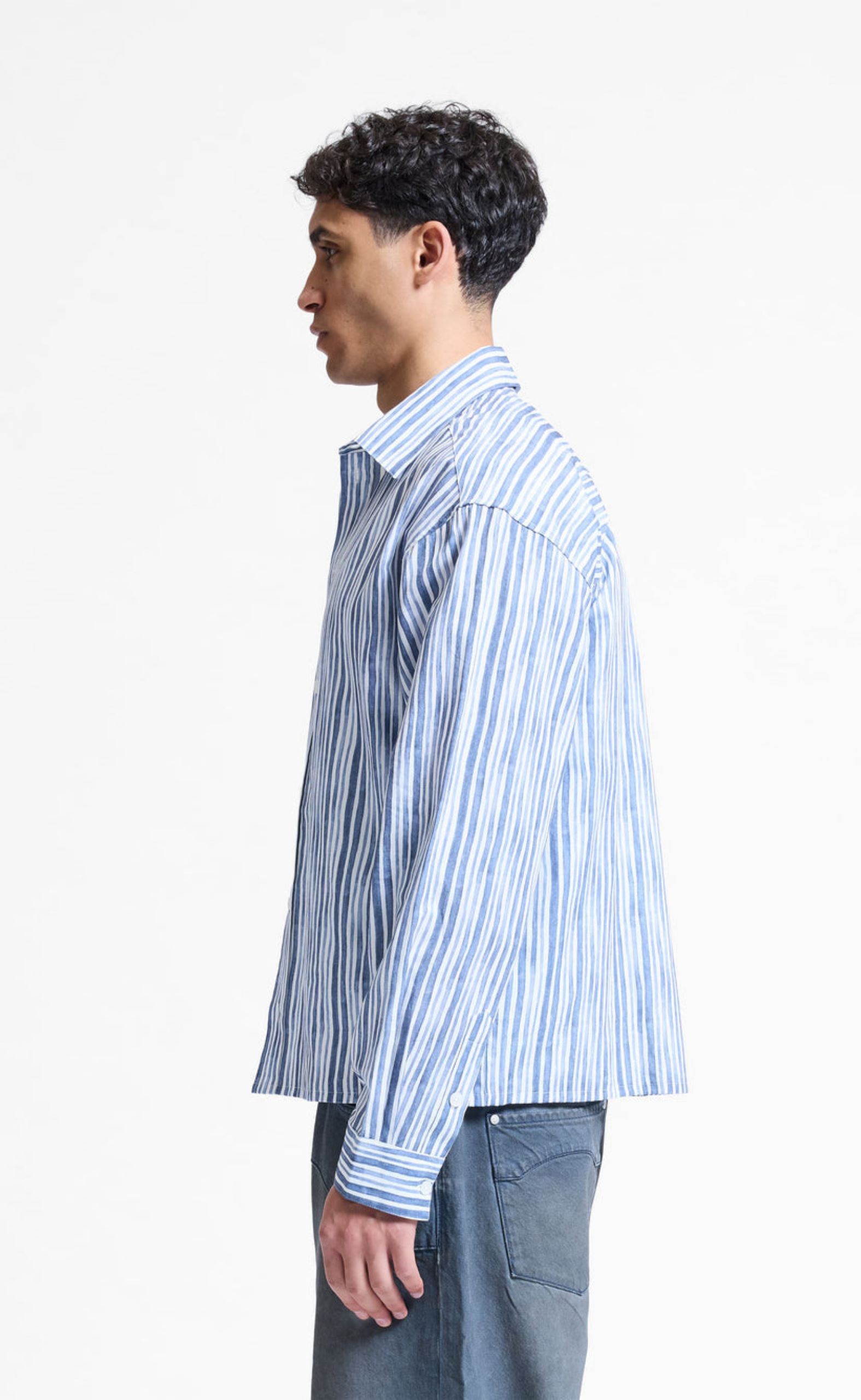 WATERCOLOR BLUE SHIRT