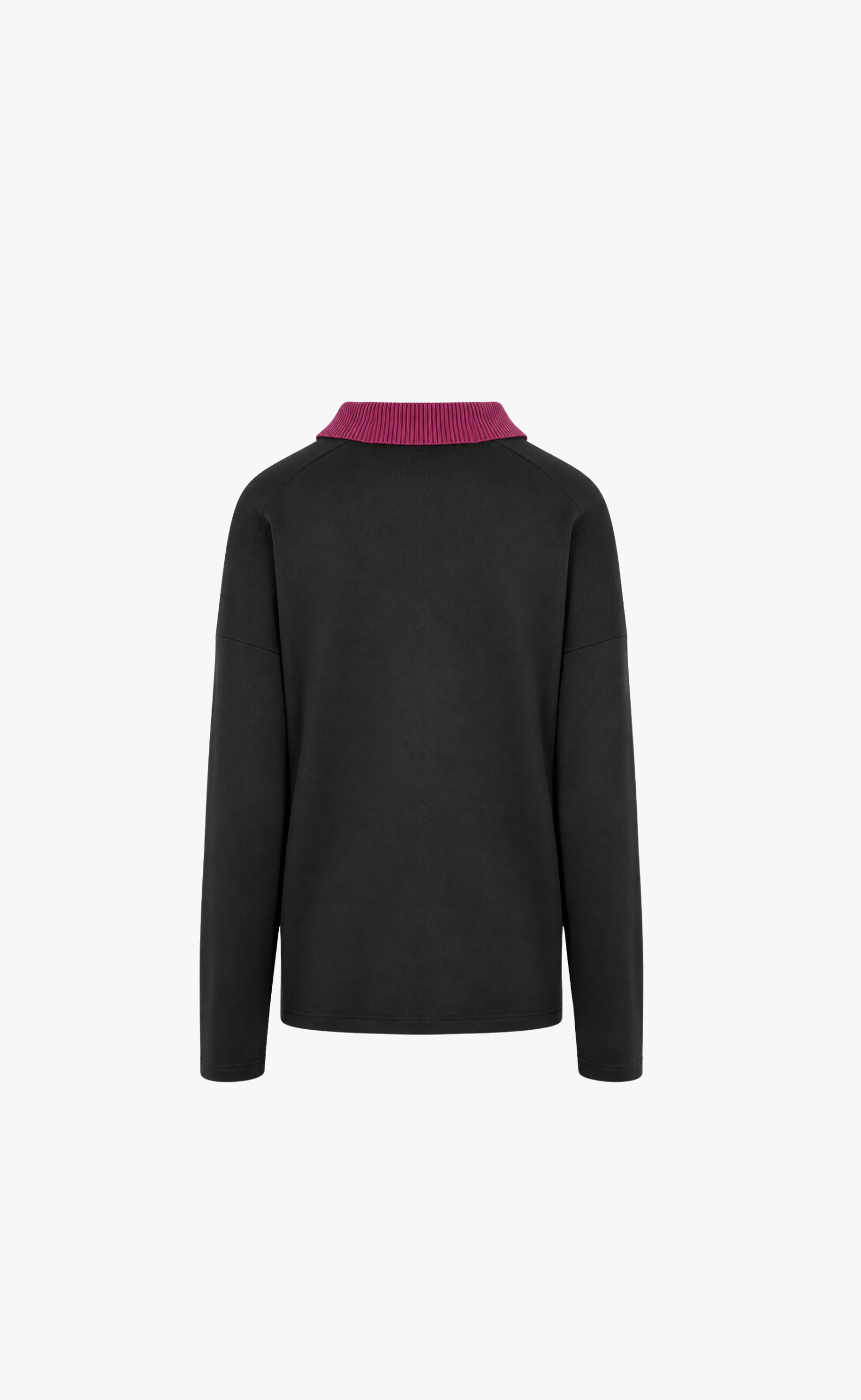 LEV V2 POLO BLACK LONGSLEEVE