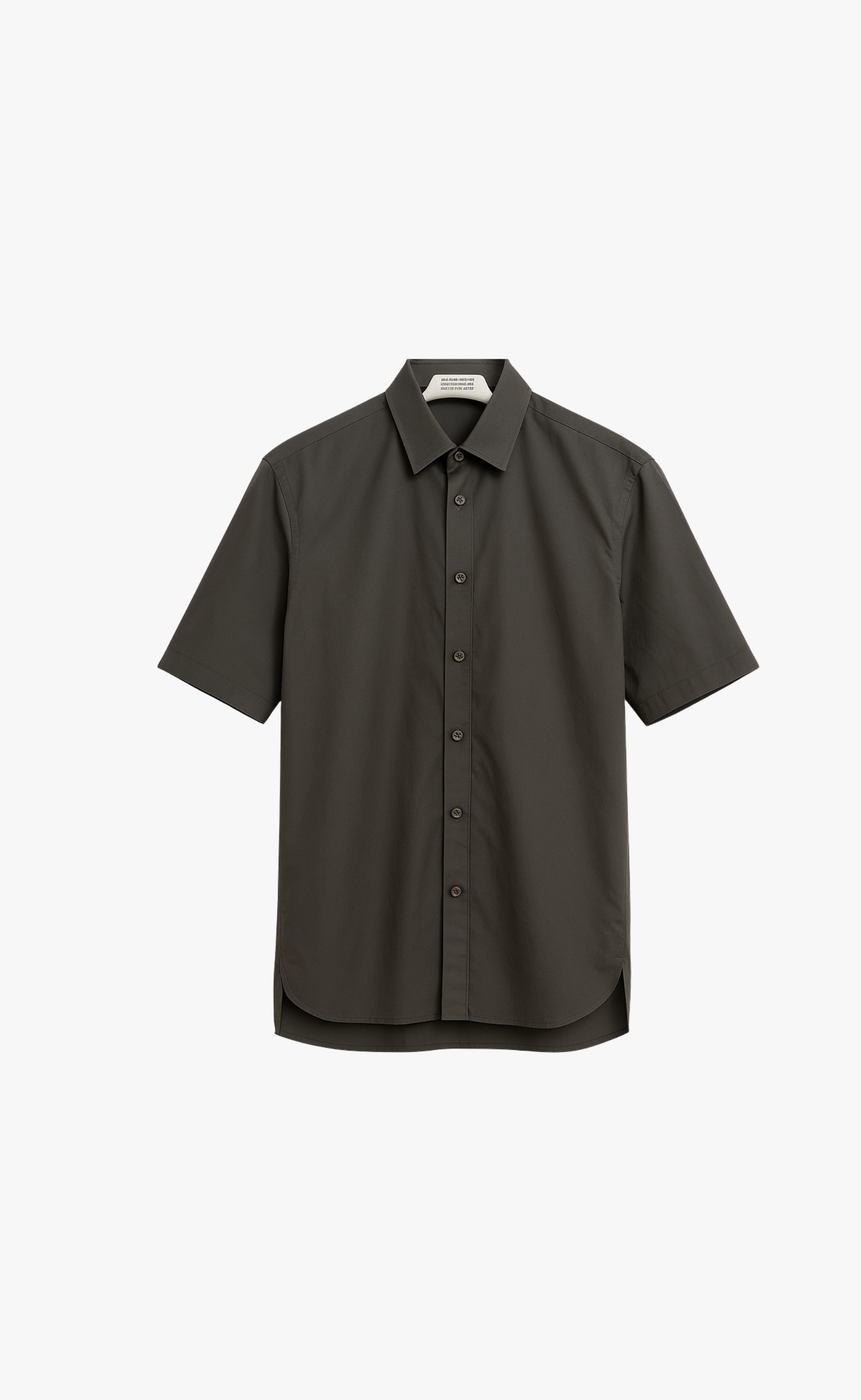 DARK GREY SHORT-SLEEVED SHIRT