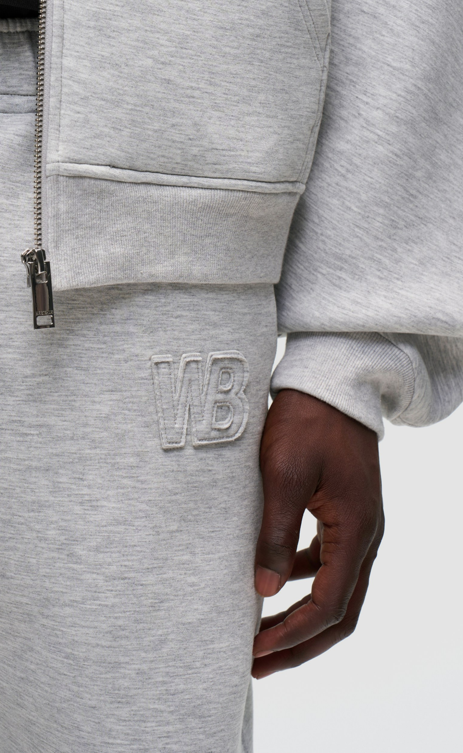 KIMON GRAY MELANGE PANTS