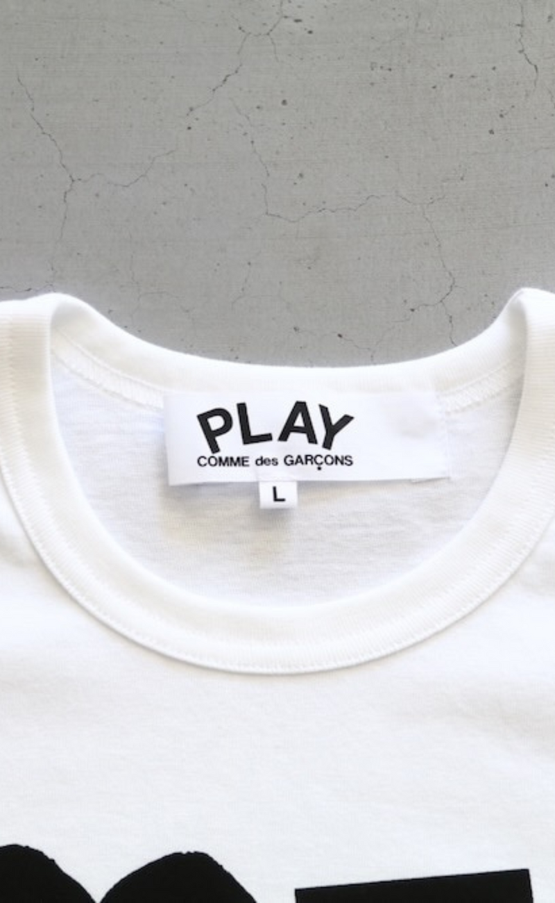 PRINT PLAY LOGO WHITE T-SHIRT