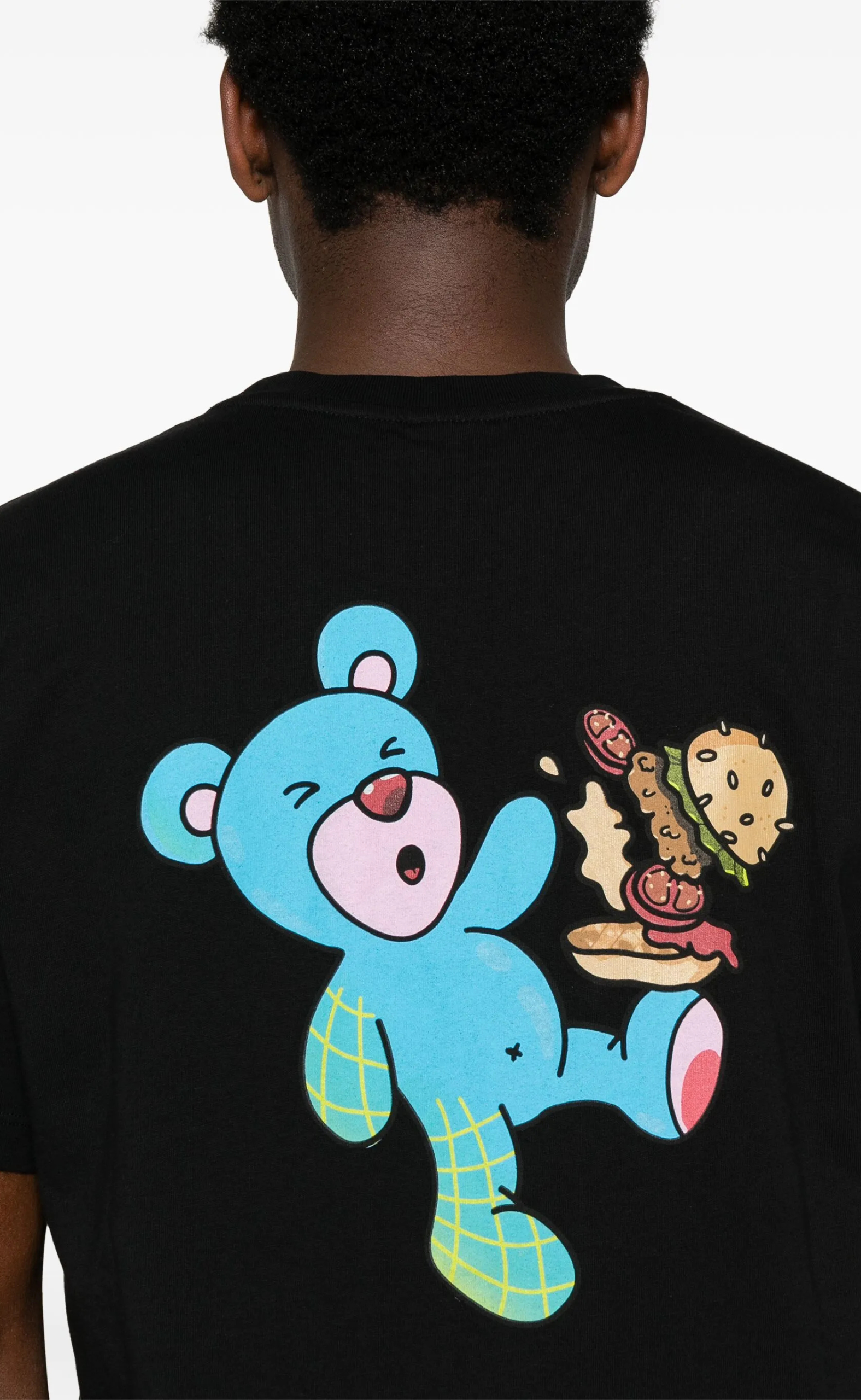 HAMBURGER BLACK T-SHIRT