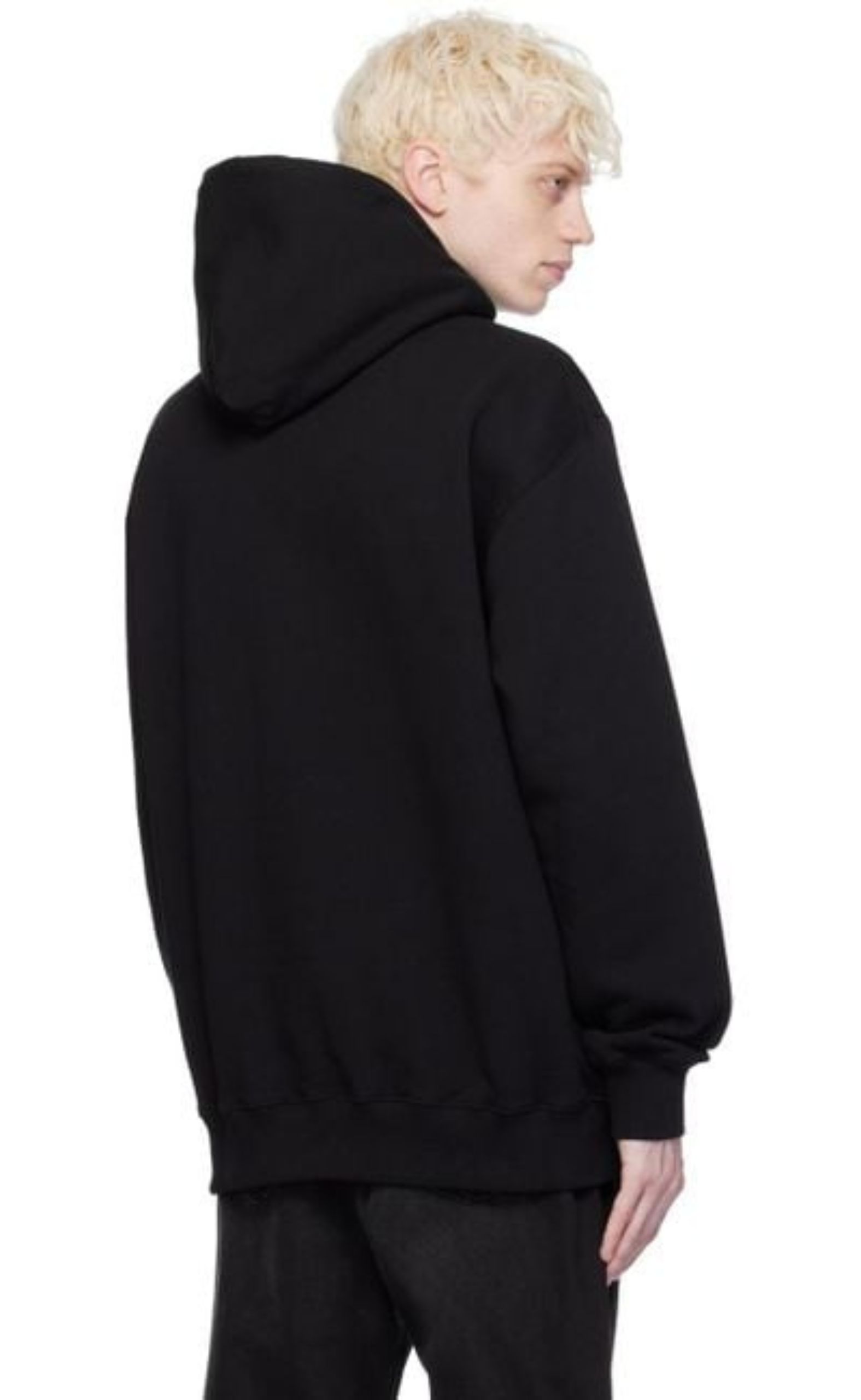 VTMNTS PARIS LOGO BLACK HOODIE