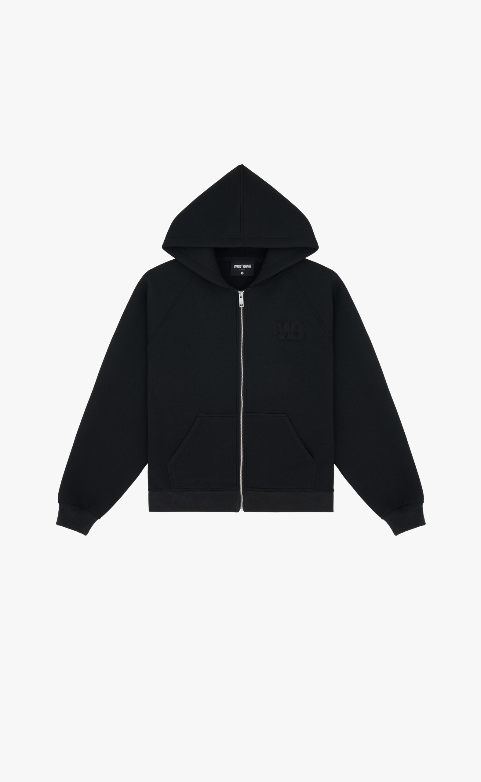 GRUVEN V2 ZIP BLACK HOODIE