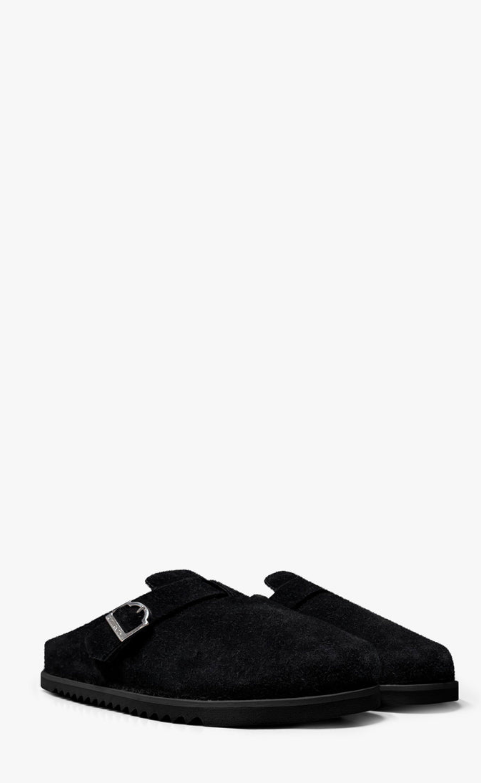 RETERNITY MULE WASHED BLACK SLIPPERS