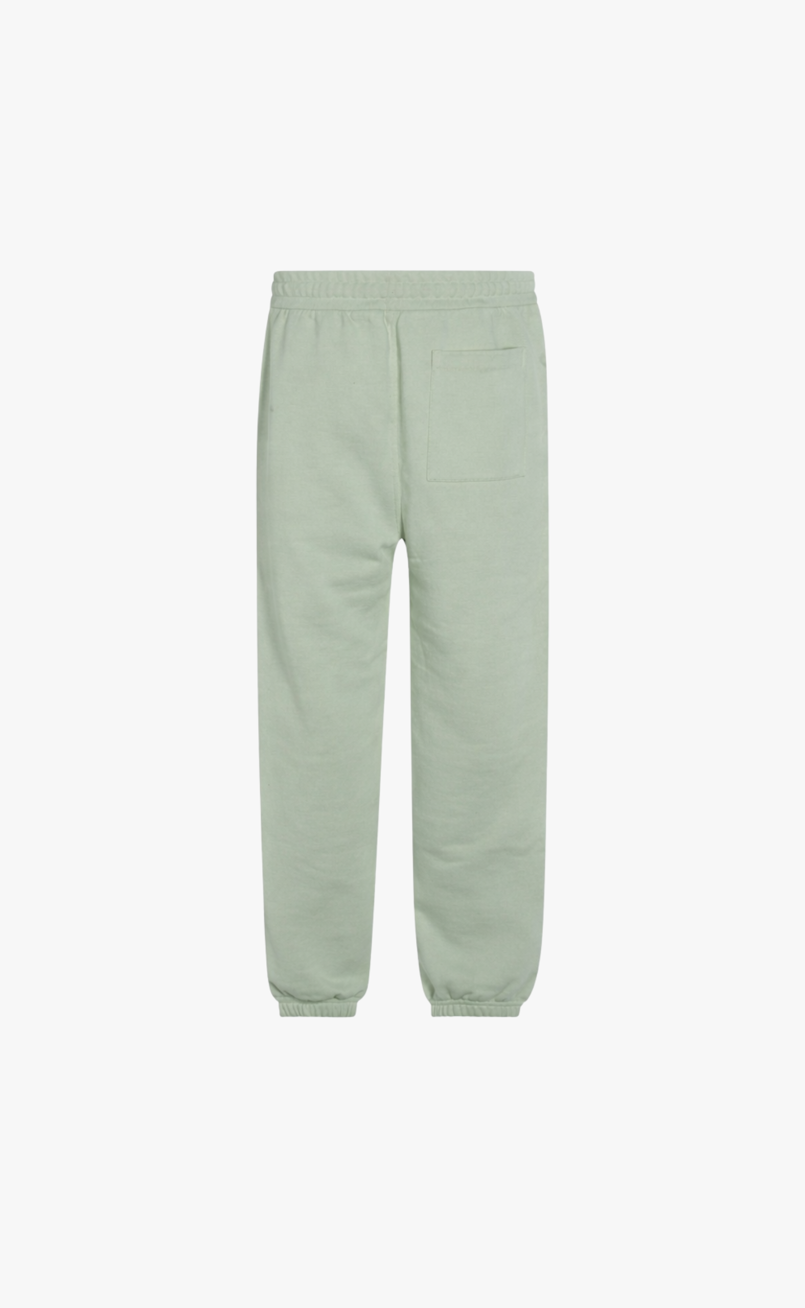 ELASTICATED DRAWSTRING POWDER GREEN SWEATPANTS