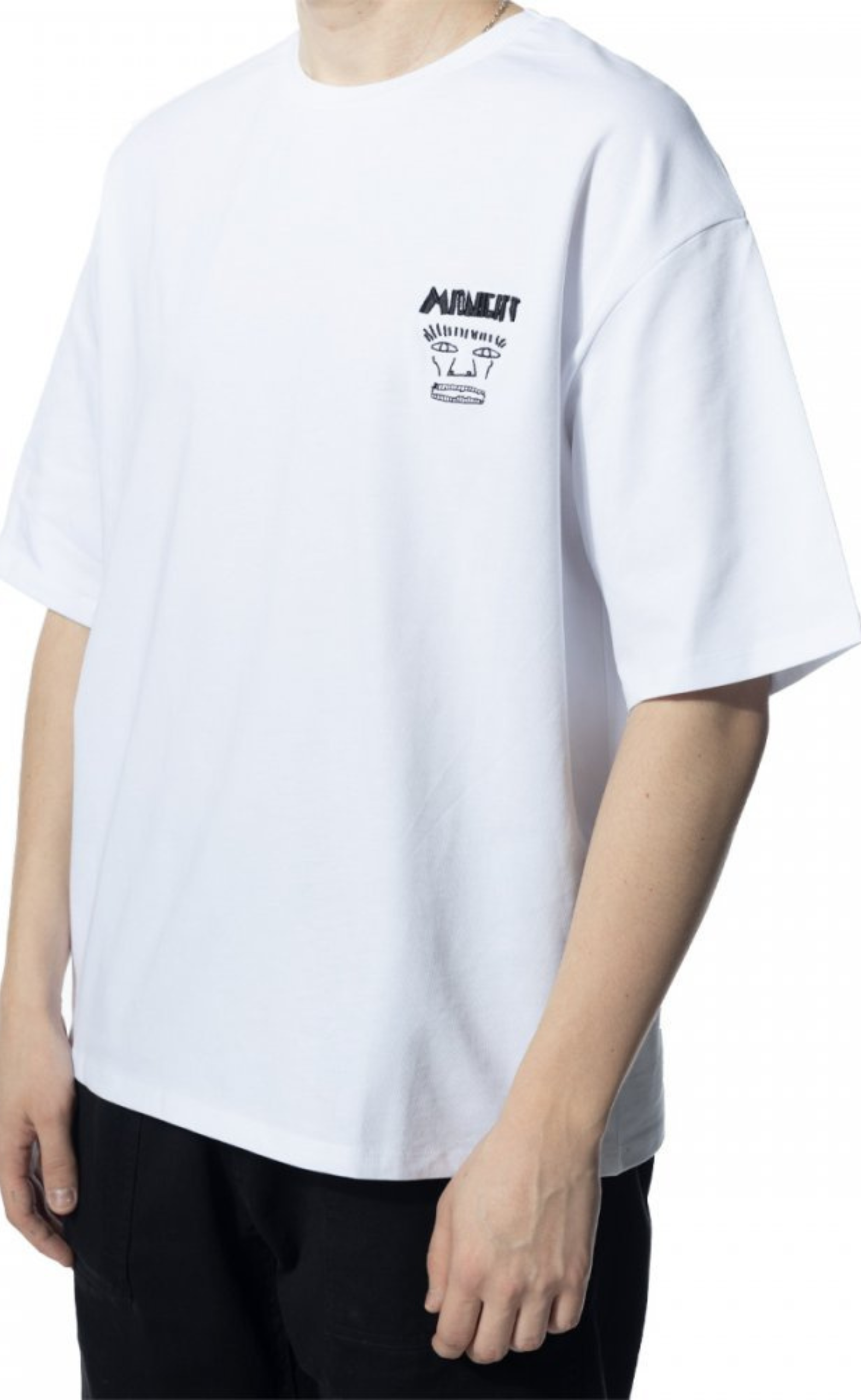 MIDNIGHT LOGO WHITE T-SHIRT