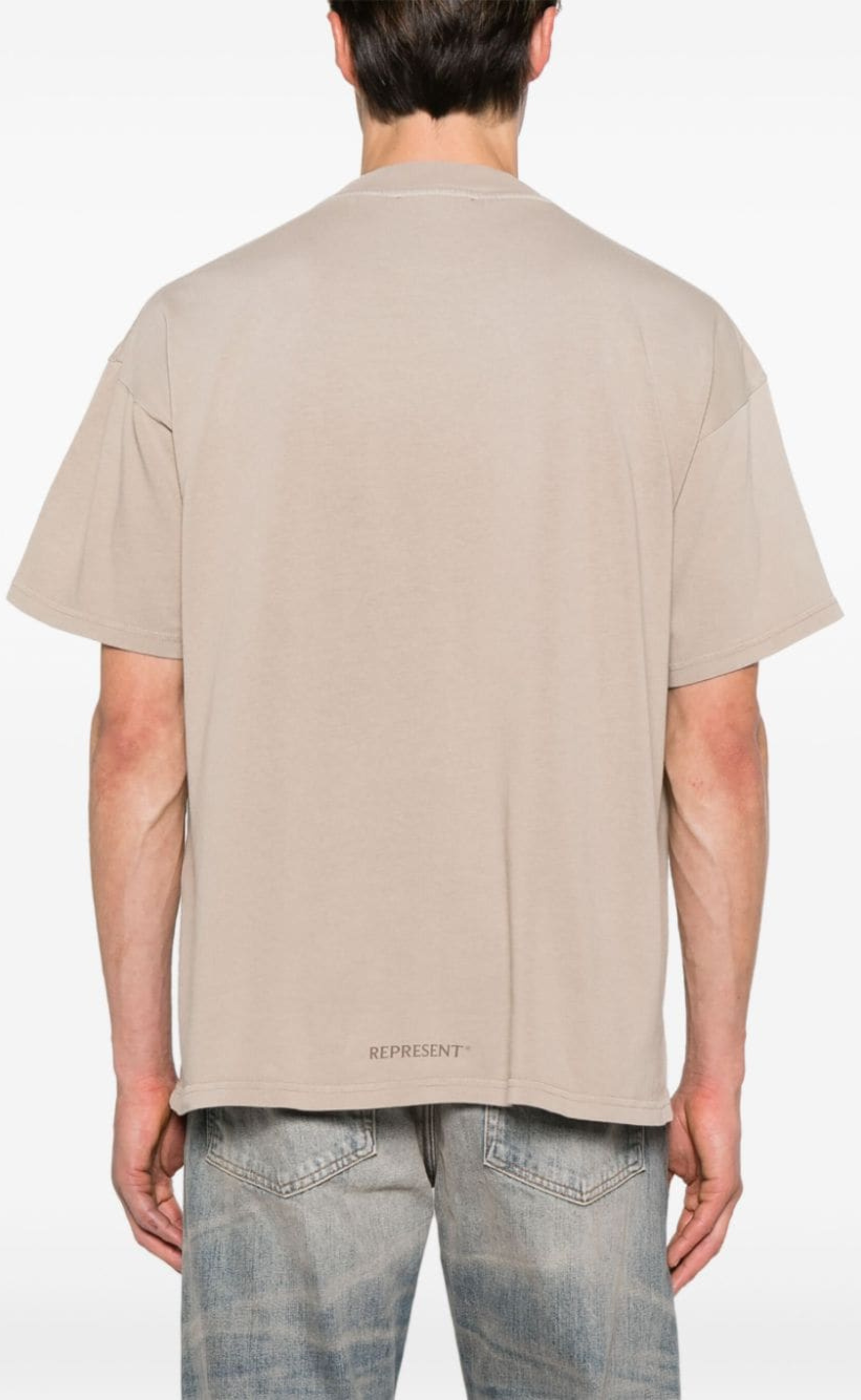 HORIZONS WASHED TAUPE T-SHIRT